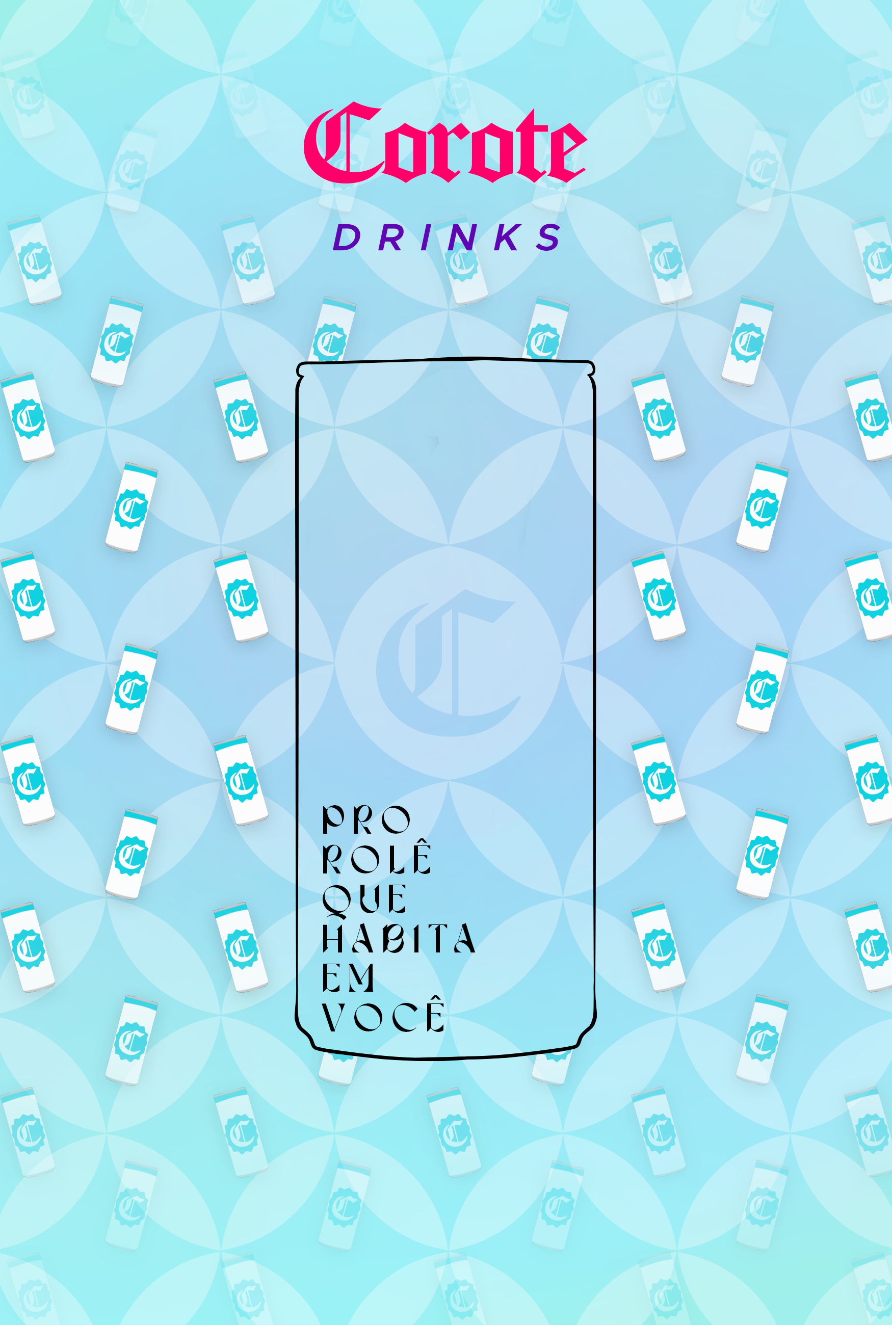 Projeto digital - Backdrop 3 para Corote