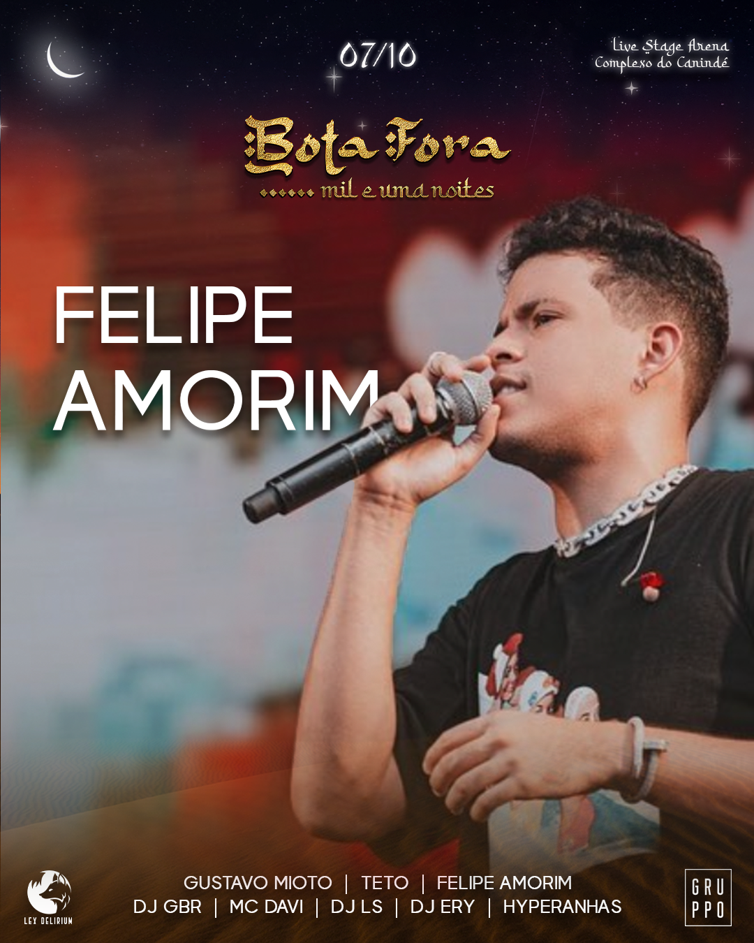 Post anúncio de atração