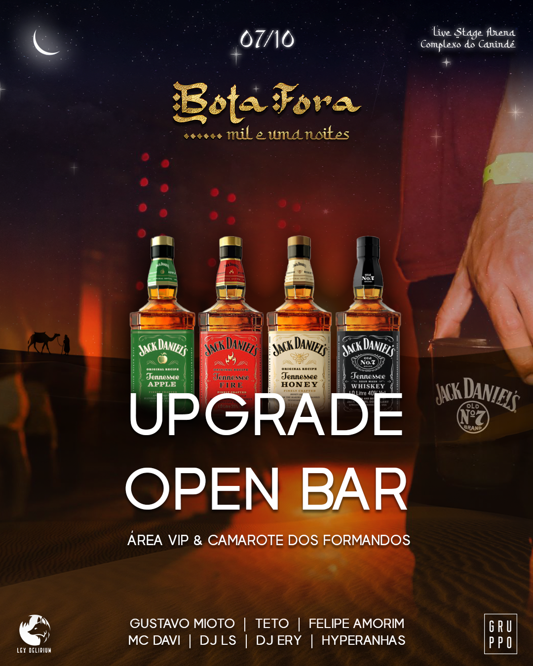 Post de upgrade de Open Bar