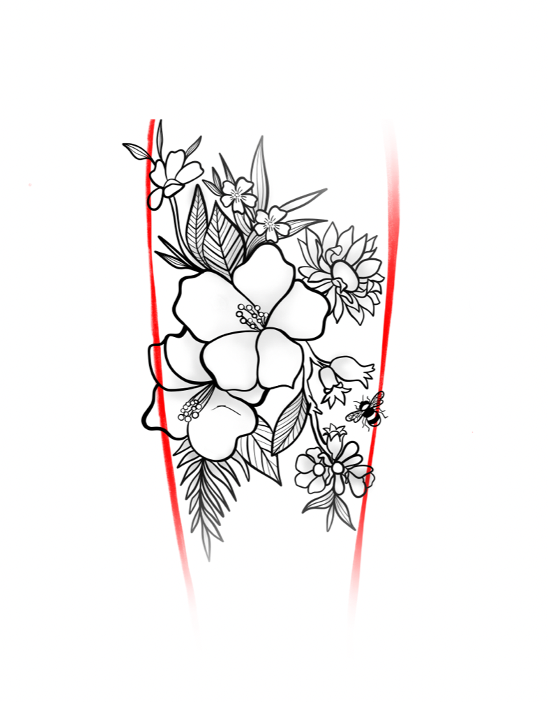 Ilustração sob encomenda para tatuagem 4