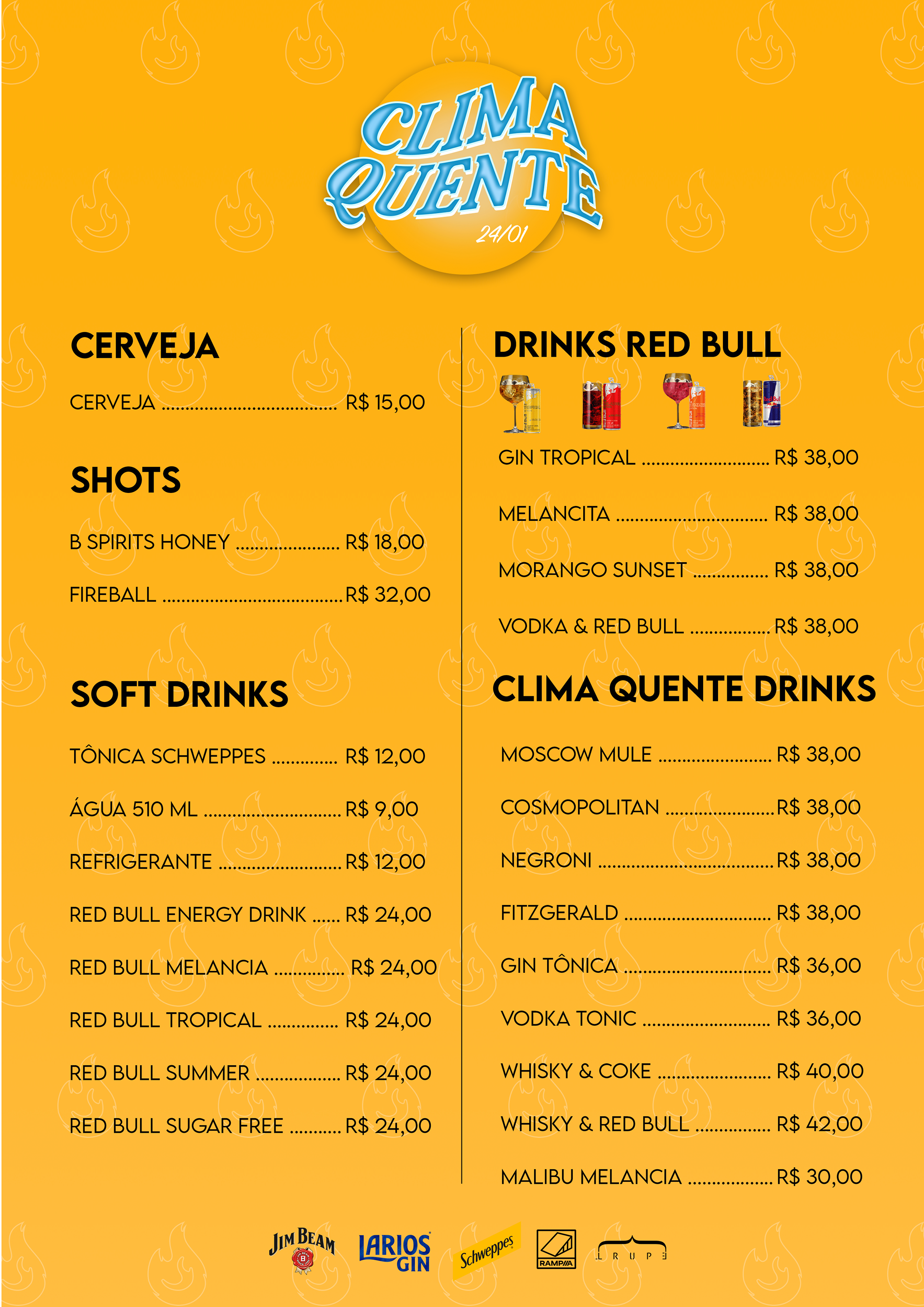 Cardápio