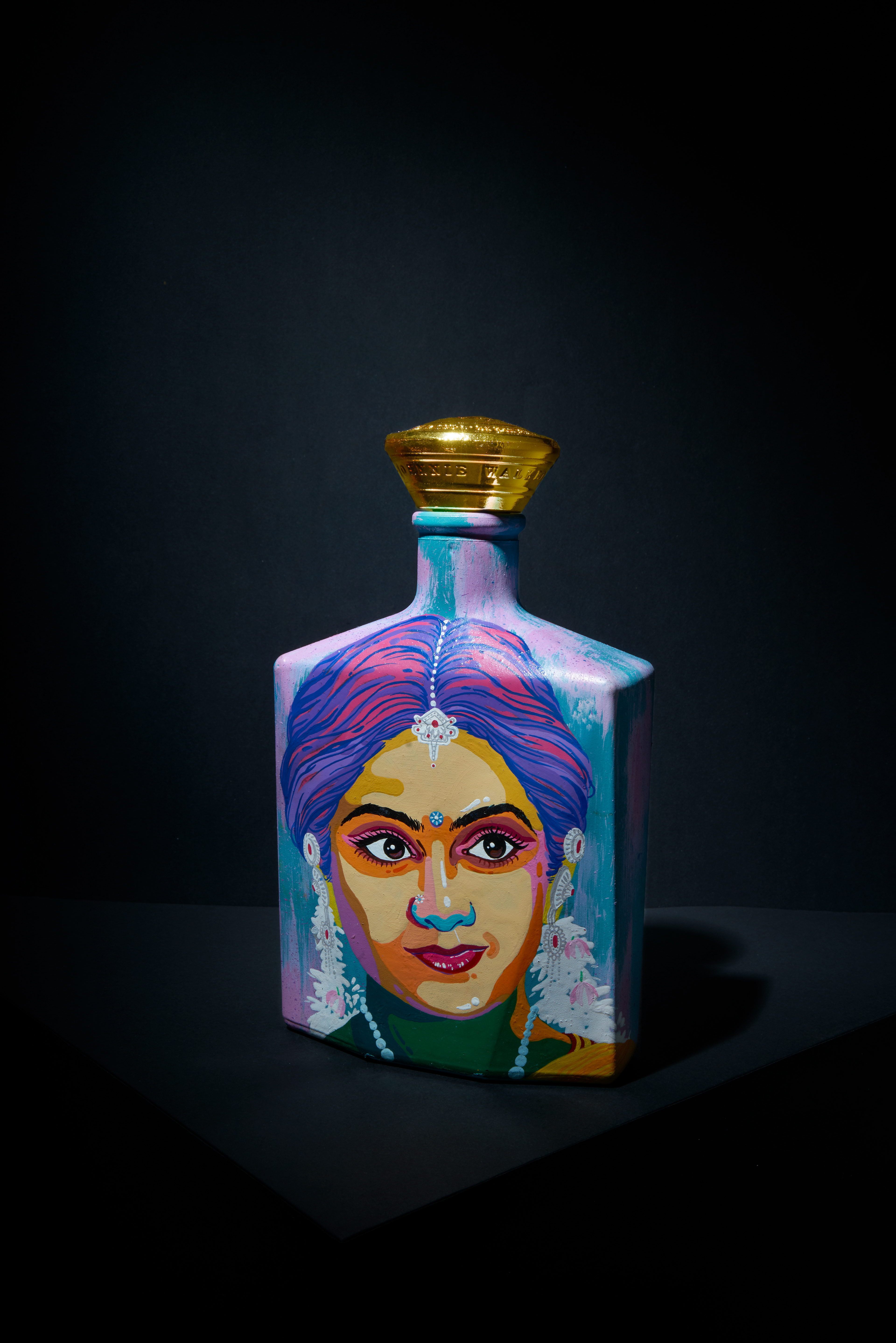 fine art meets design, street culture art, collectible bottles, limited edition art, illustrated form, character design, mural in 3D, art storytelling, festival art, expressive form