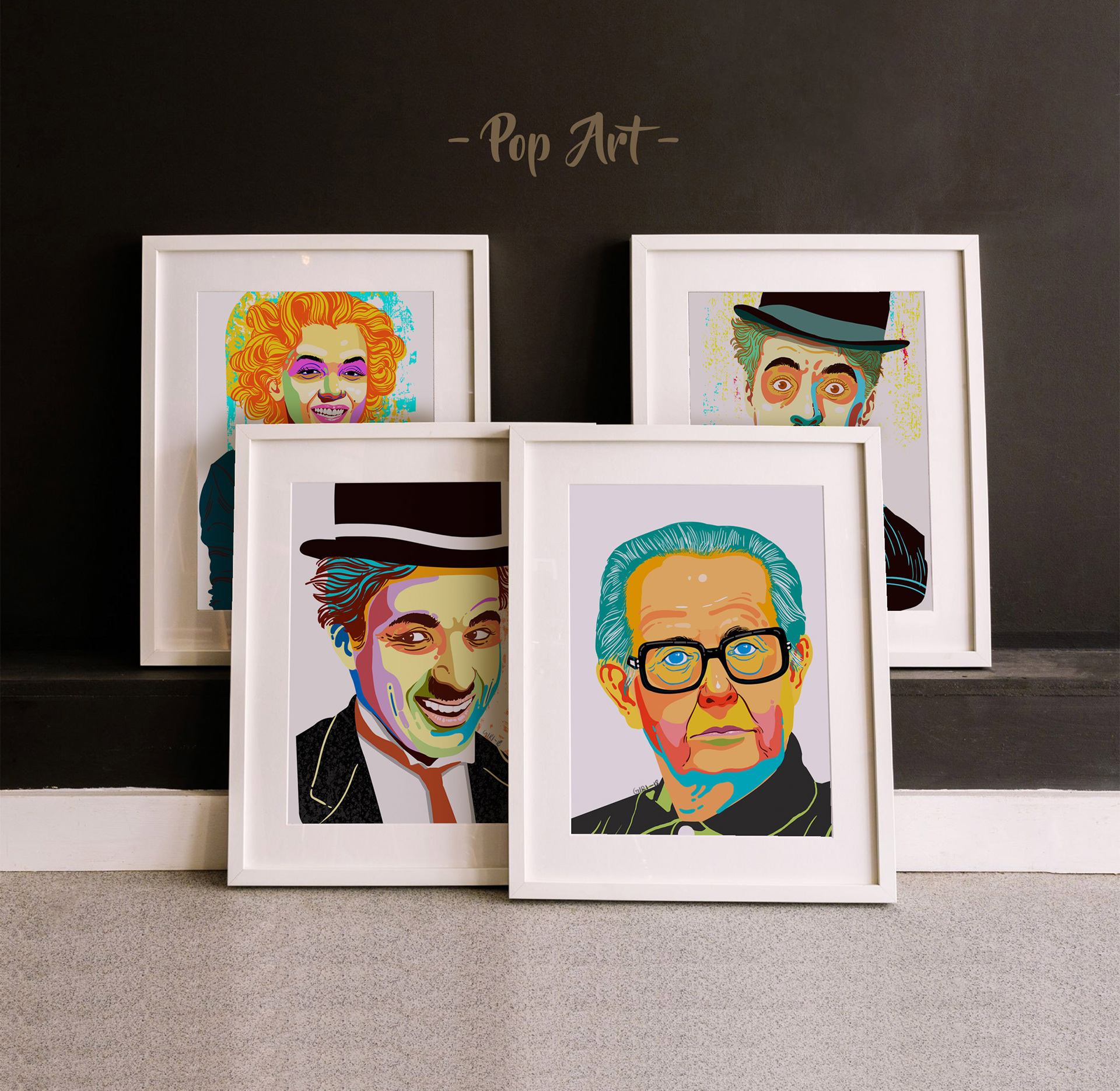 custom artwork, painted collection, exhibition-ready art, mixed media bottles, character tribute, pop design, indie art, Goa event, artful living, emotion through art