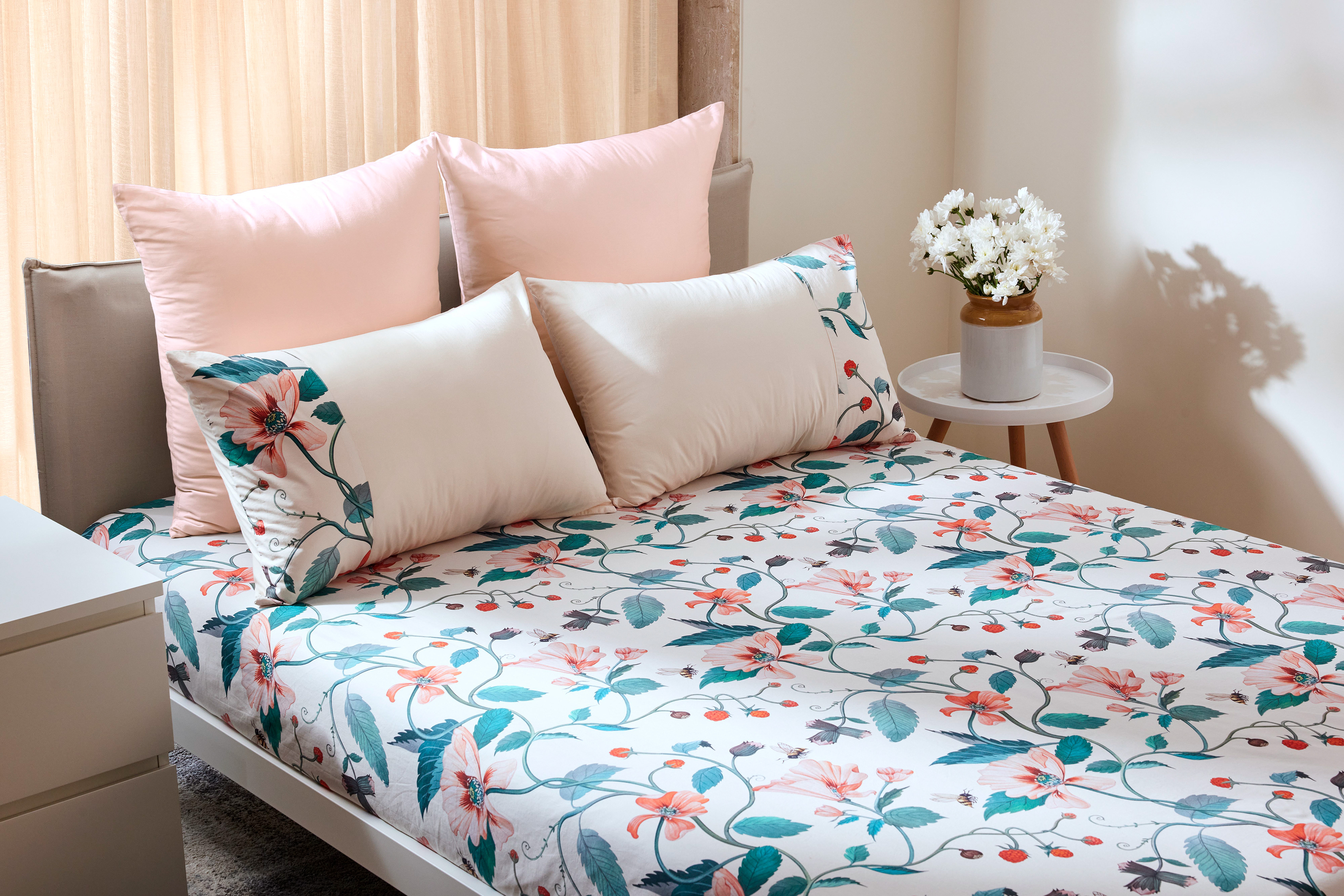 Textile bed sheet