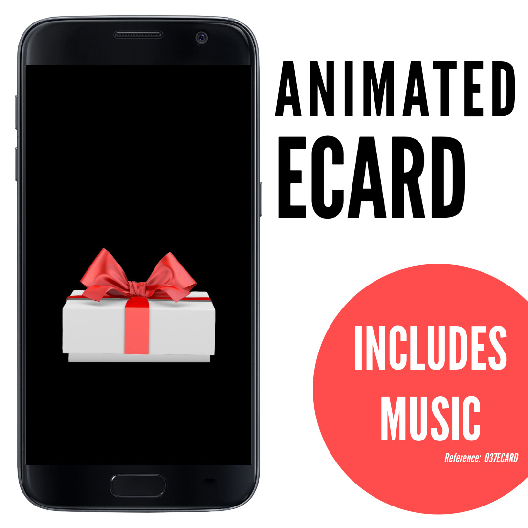 image of phone displaying small gift box with red ribbon, fun proposal ecard, animated ecard with music, ref: 037ECARD