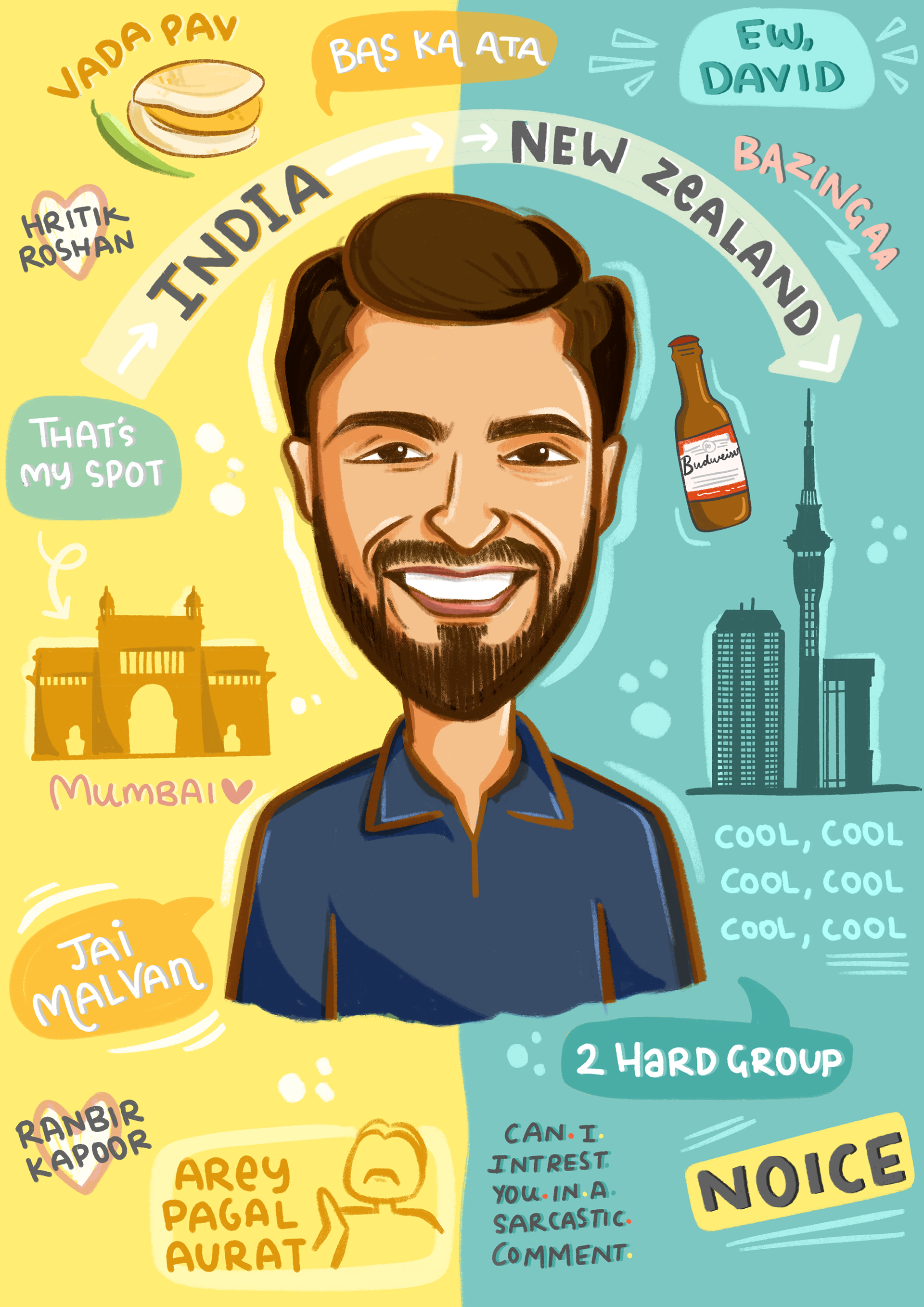 A farewell gift for a friend moving to NZ 