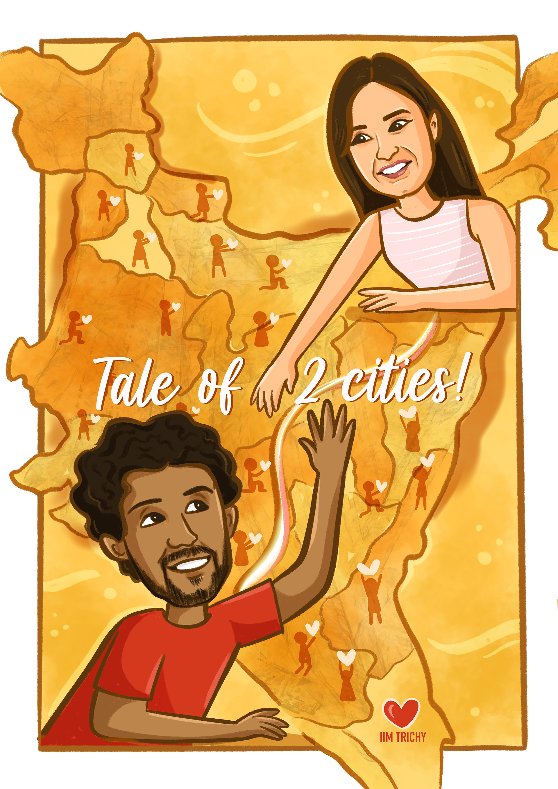 Wedding gift for a couple inspired from 2 states movie