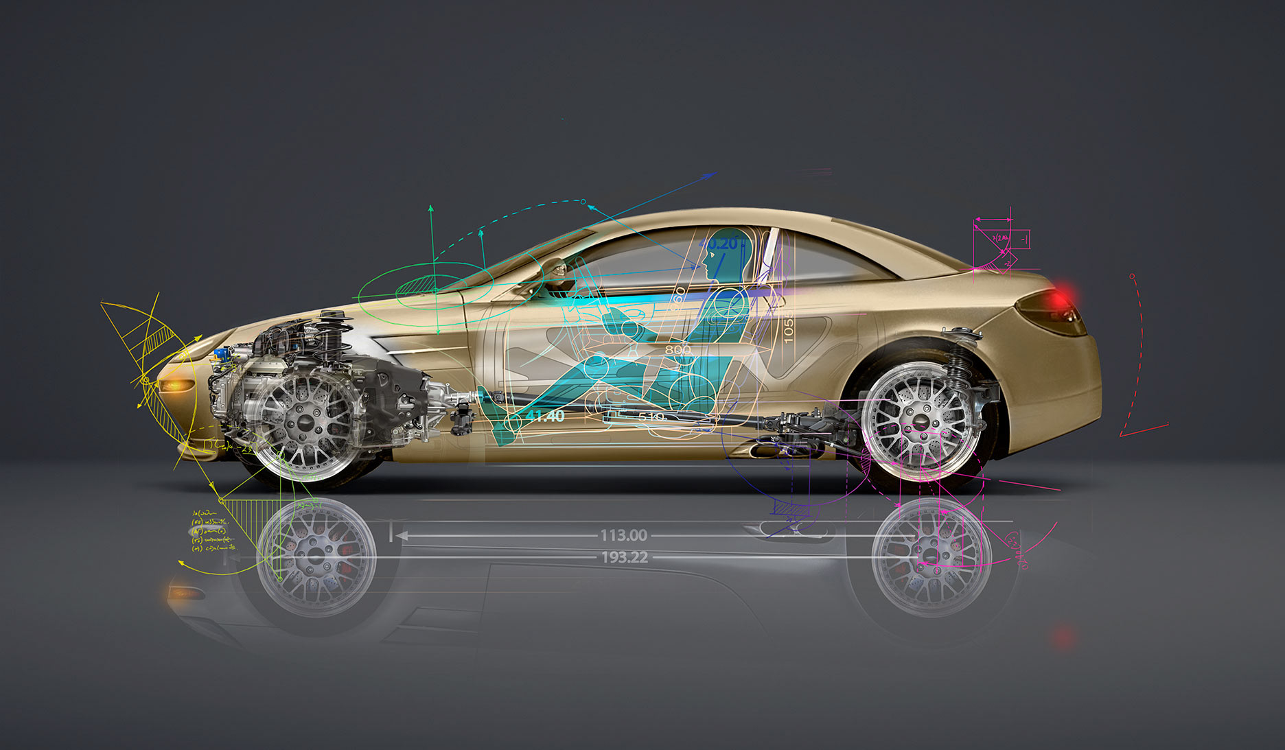 Generic car systems, Suspension, brake, hvac, driveline, exhaust, hybrid, electrical, etc. cutaway engines, transmissions, suspensions, braking systems, electrical-systems, hybrids.