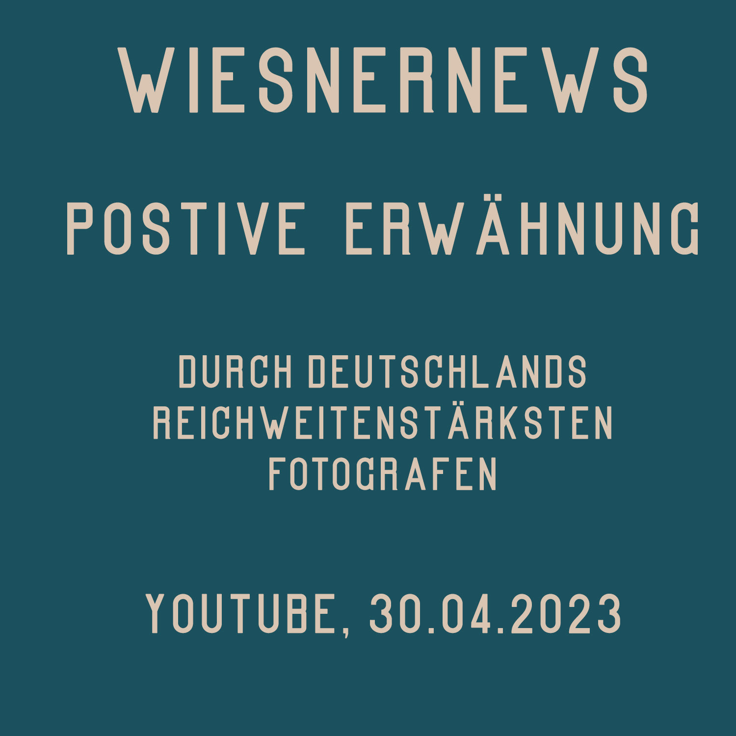 Flo Steinweg Photography: Bildpräsentation und fachliches Lob durch Profi-Fotograf Stephan Wiesner in den Wiesnernews.