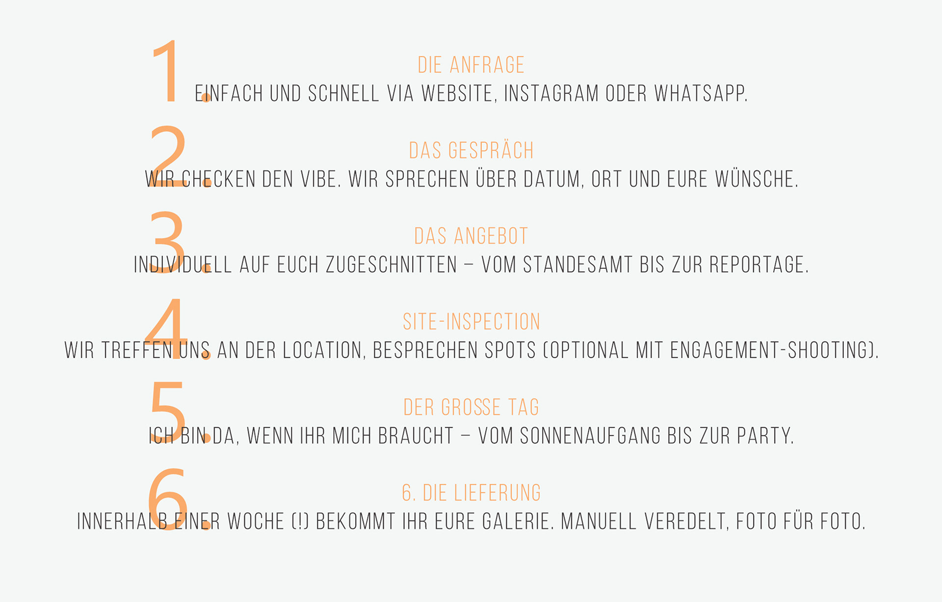 Ablauf einer Hochzeitsfotografie von Flo Steinweg Photography