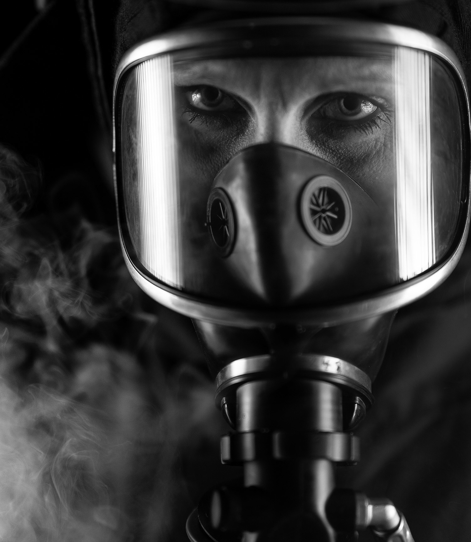 Atemschutz-Fotoshooting im Allgäu