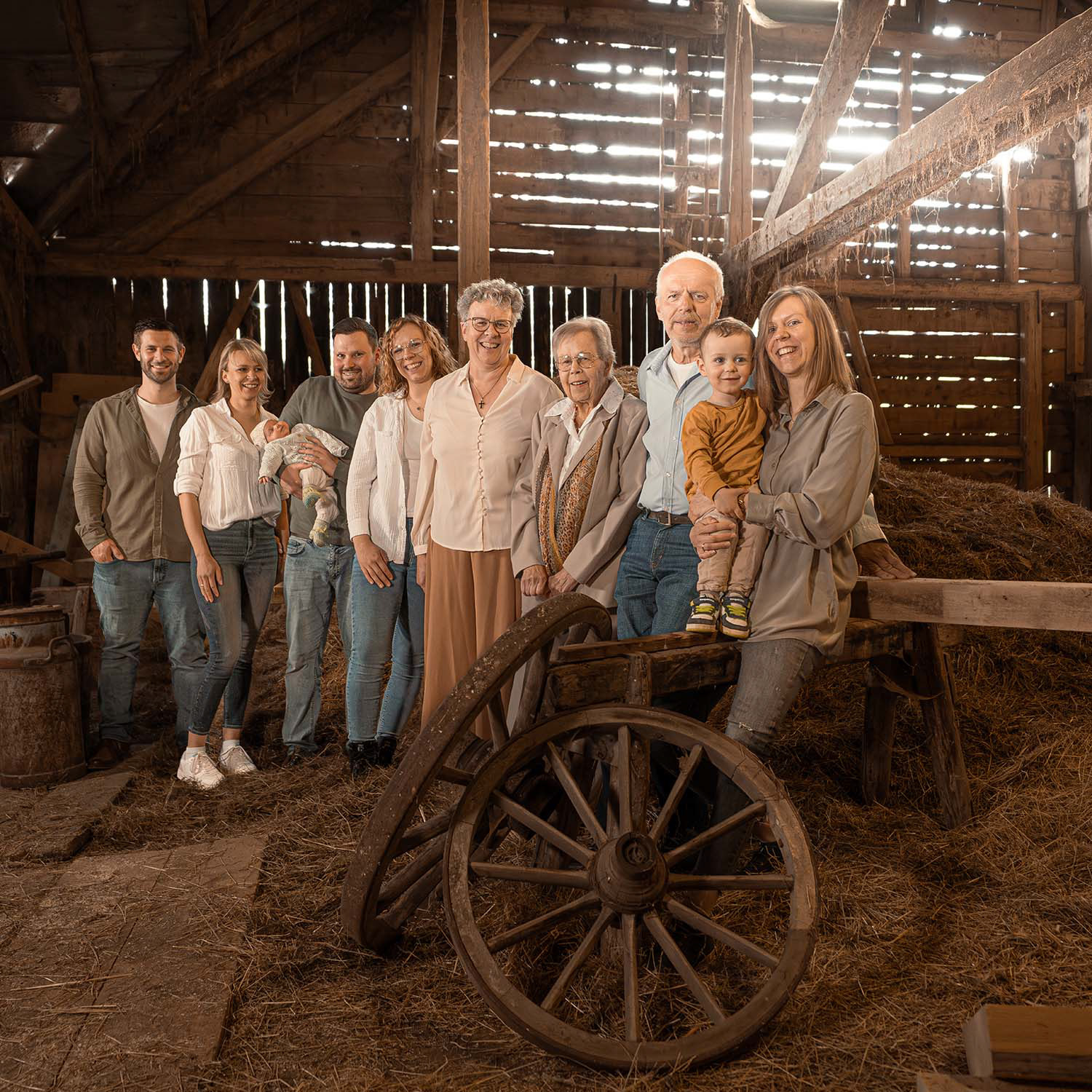 Großfamilie im Allgäu