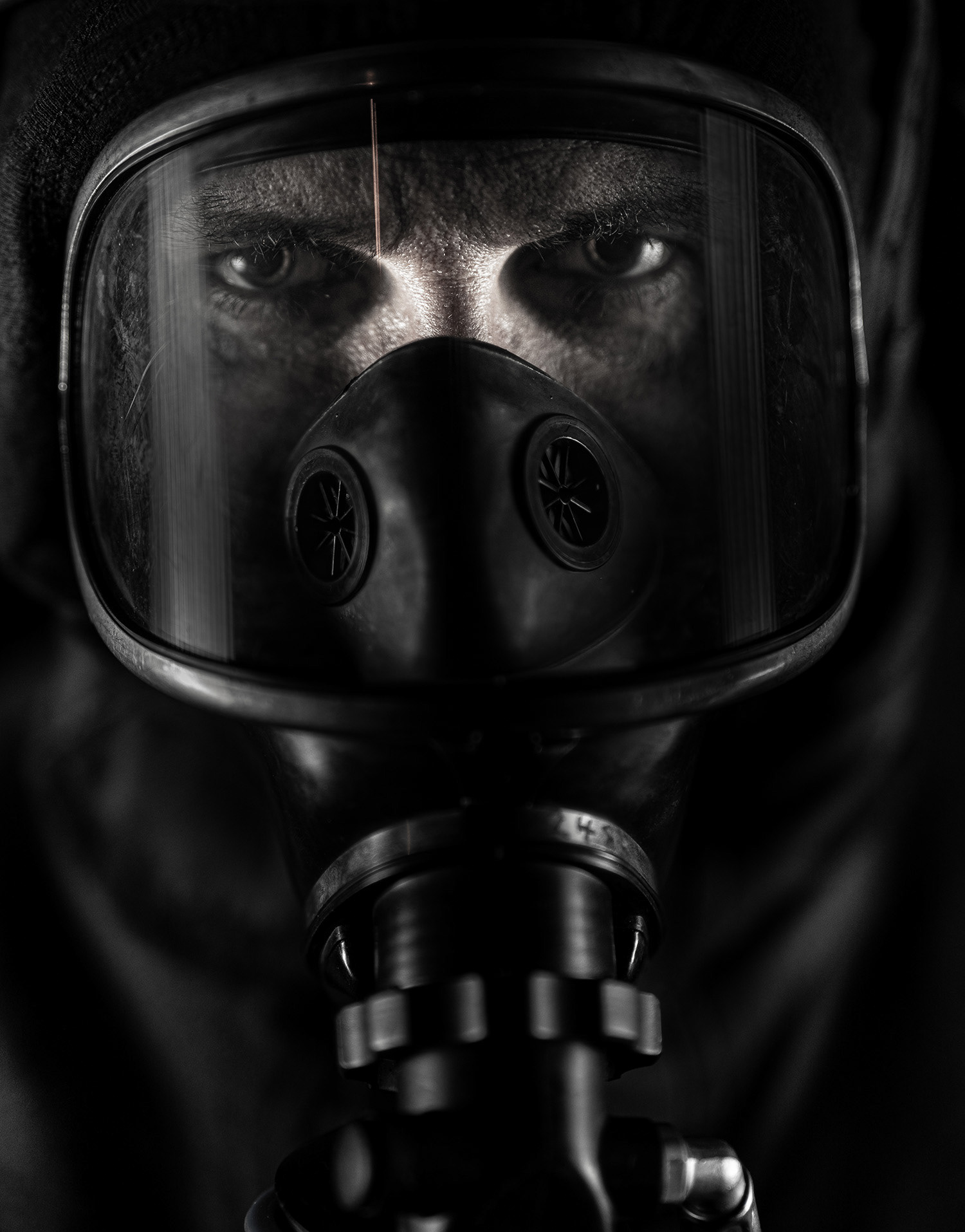 Atemschutz-Fotoshooting im Allgäu