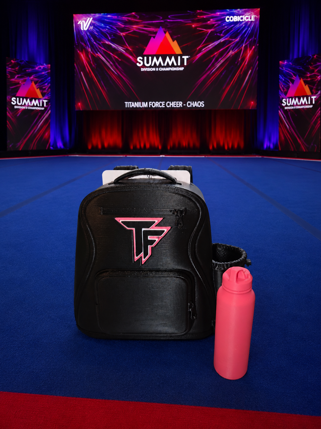 Celebrate your cheerleader's season with a personalized miniature replica of their actual team backpack. Each backpack is made to order from photos of your team's backpack, ensuring a truly personalized creation that's as special as the memories it represents.
