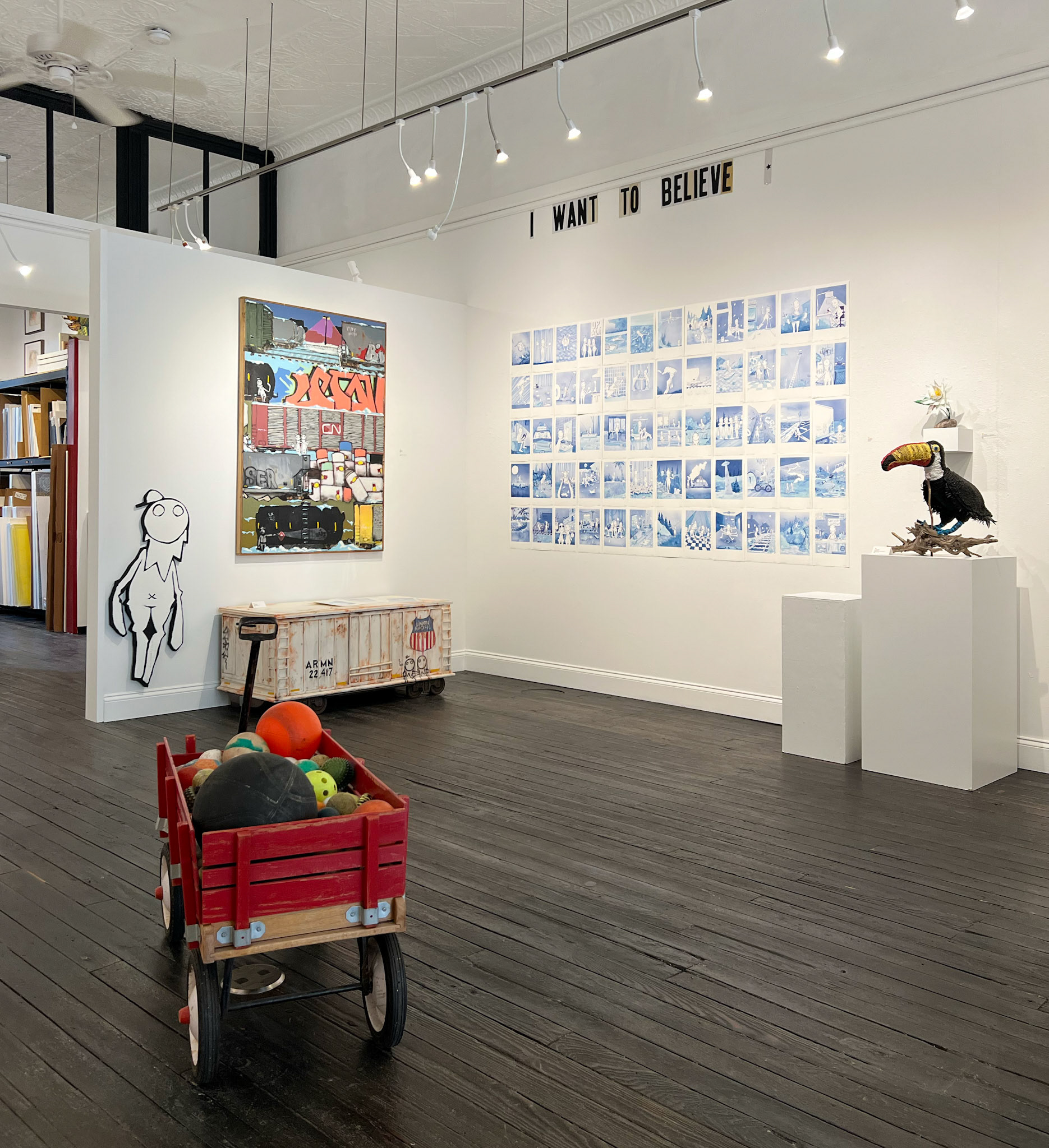The Narfs, I Want to Believe, 2026, BoxHeart Gallery