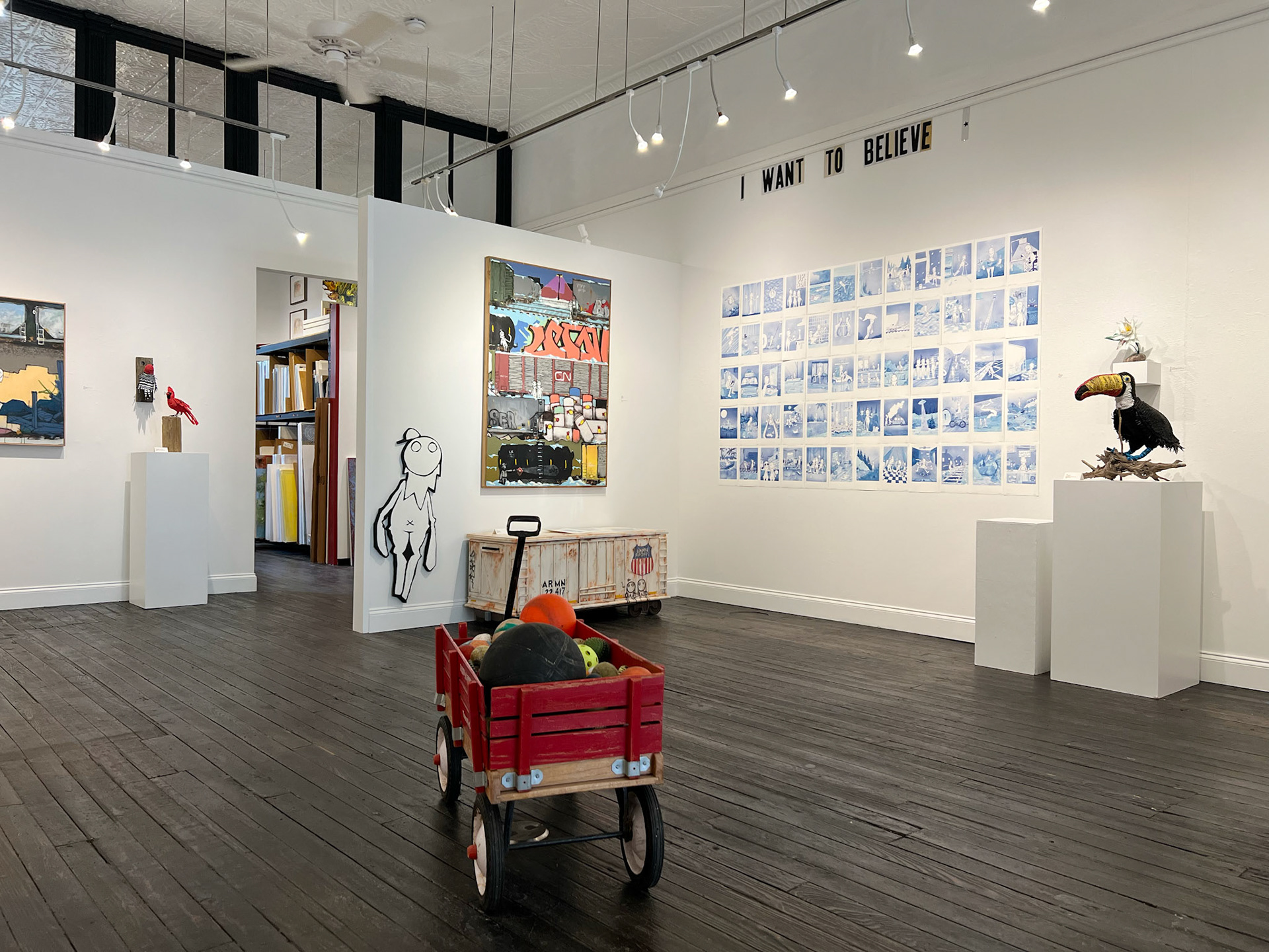 The Narfs, I Want to Believe, 2026, BoxHeart Gallery