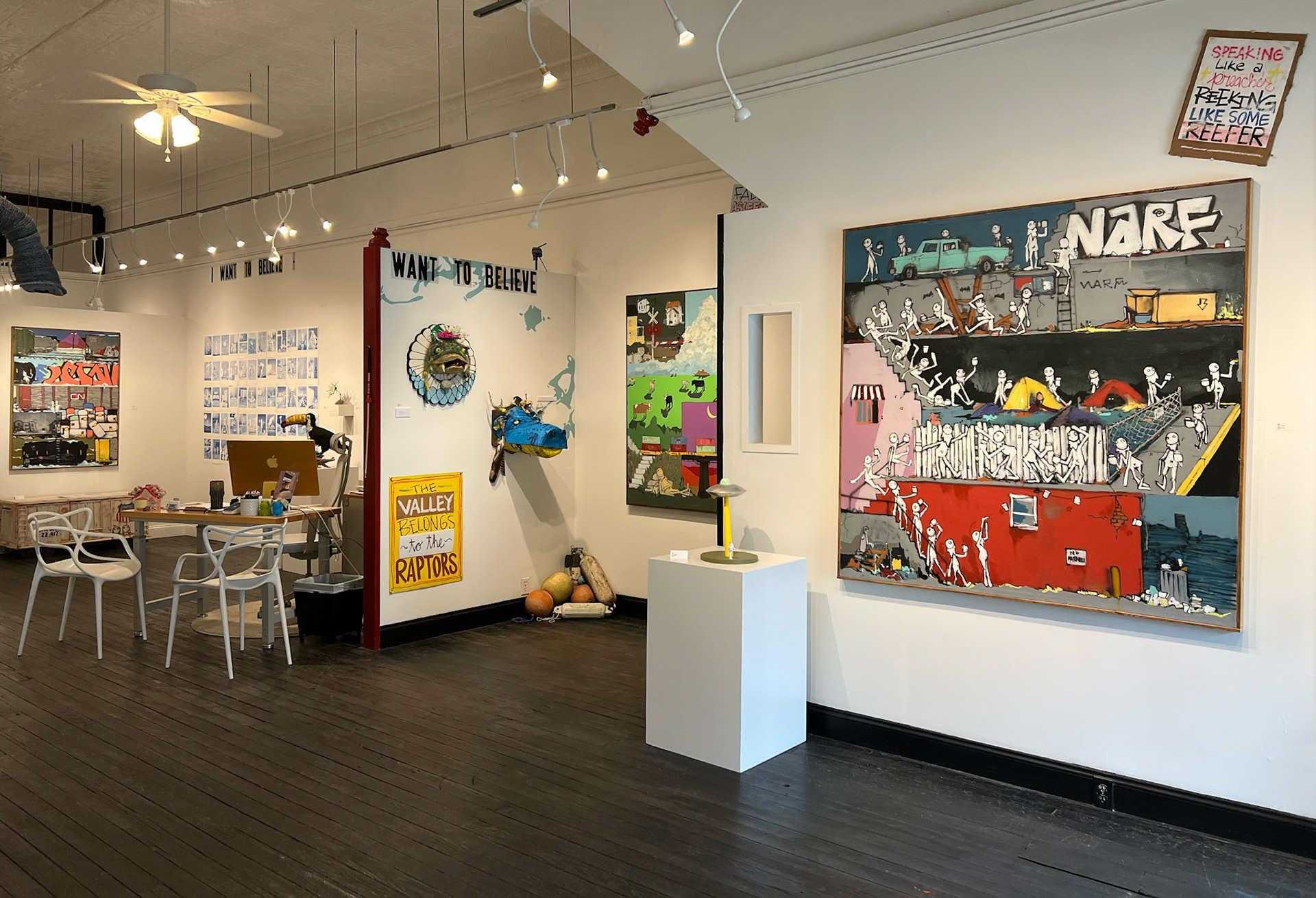 The Narfs, I Want to Believe, 2026, BoxHeart Gallery