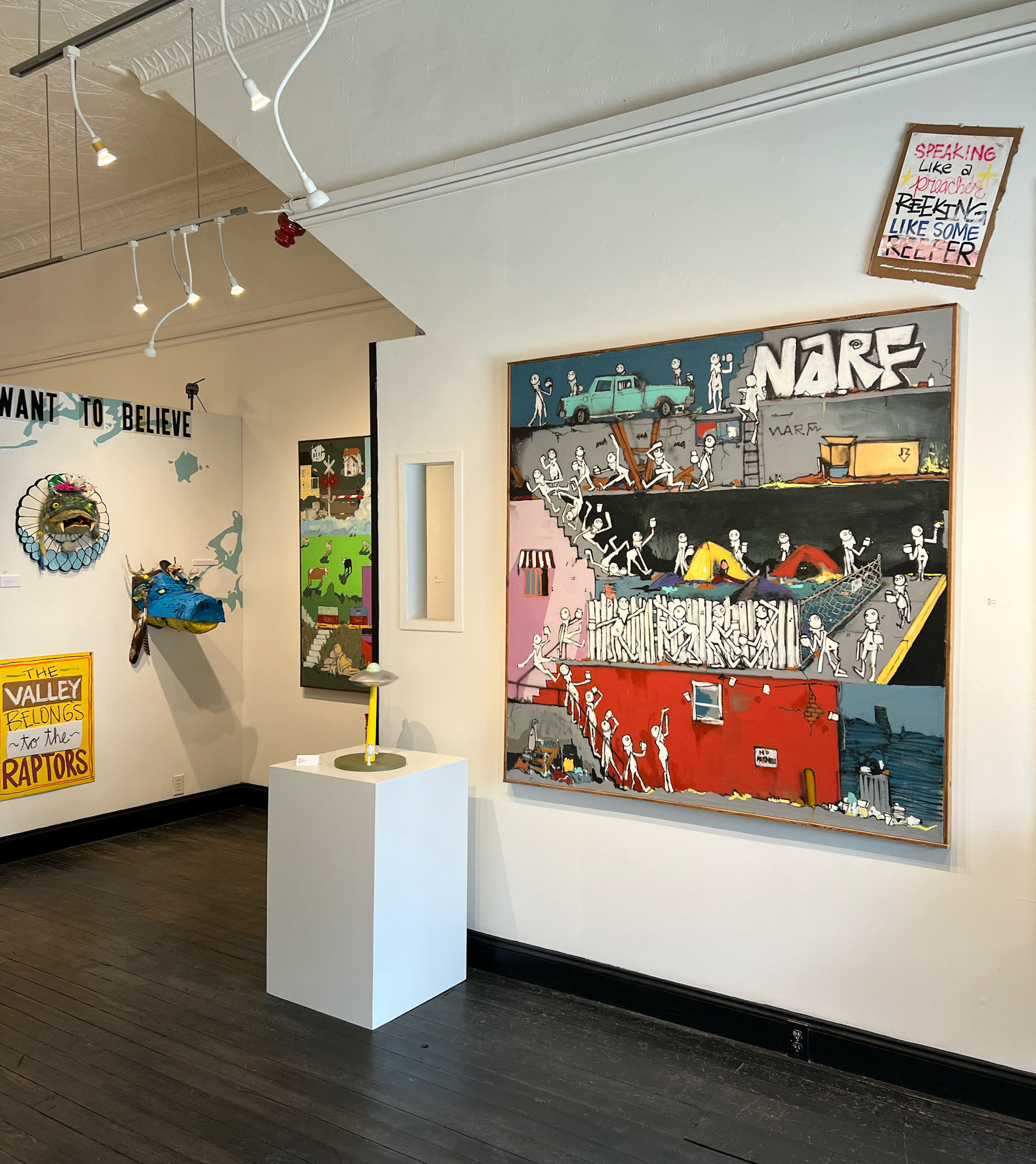 The Narfs, I Want to Believe, 2026, BoxHeart Gallery