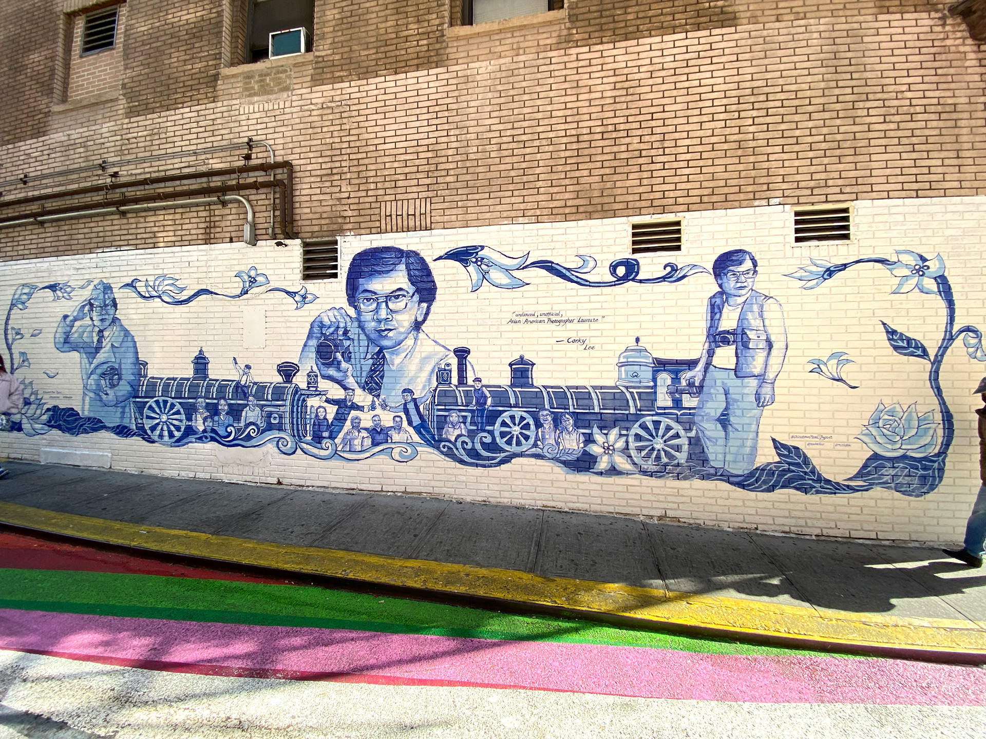 peach tao Corky Lee Chinatown Mural Project