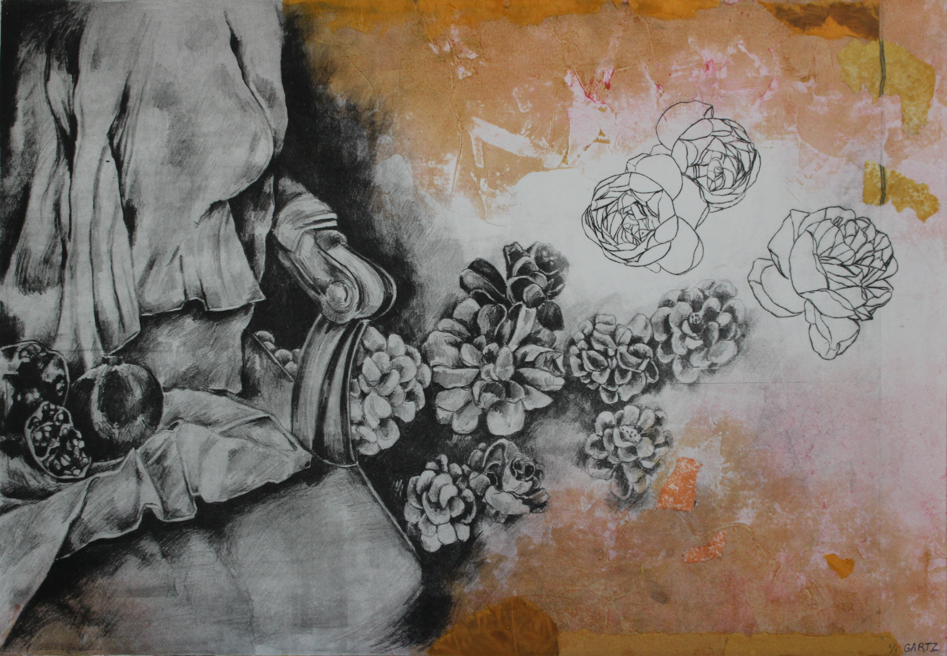 "Aroma" Monotype 30x43cm