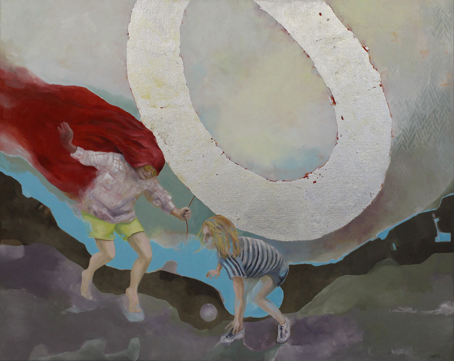 "Cosmic game" Oil 80x100cm