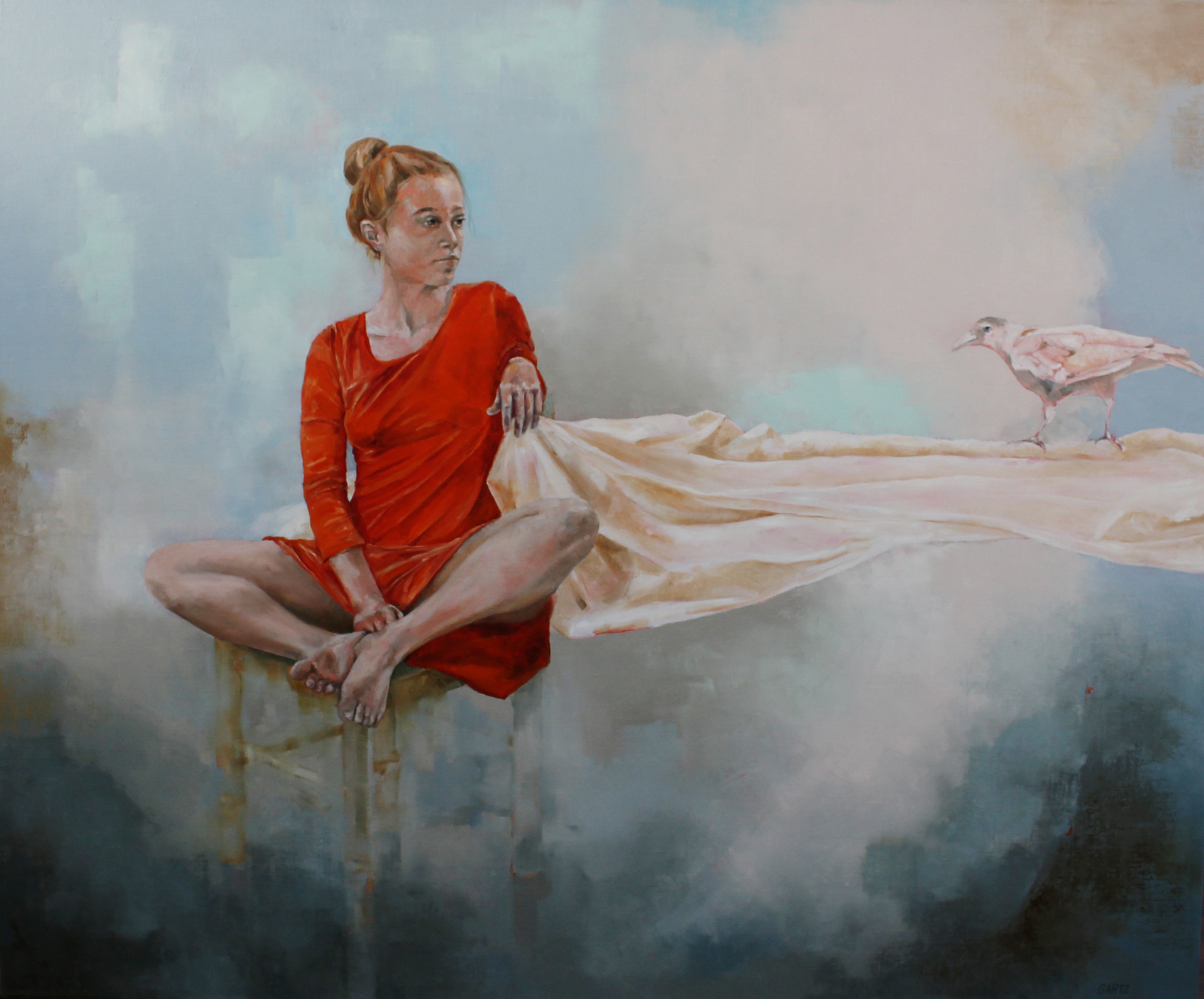 "El cuervo blanco" Oil 100 x 120cm      | sold