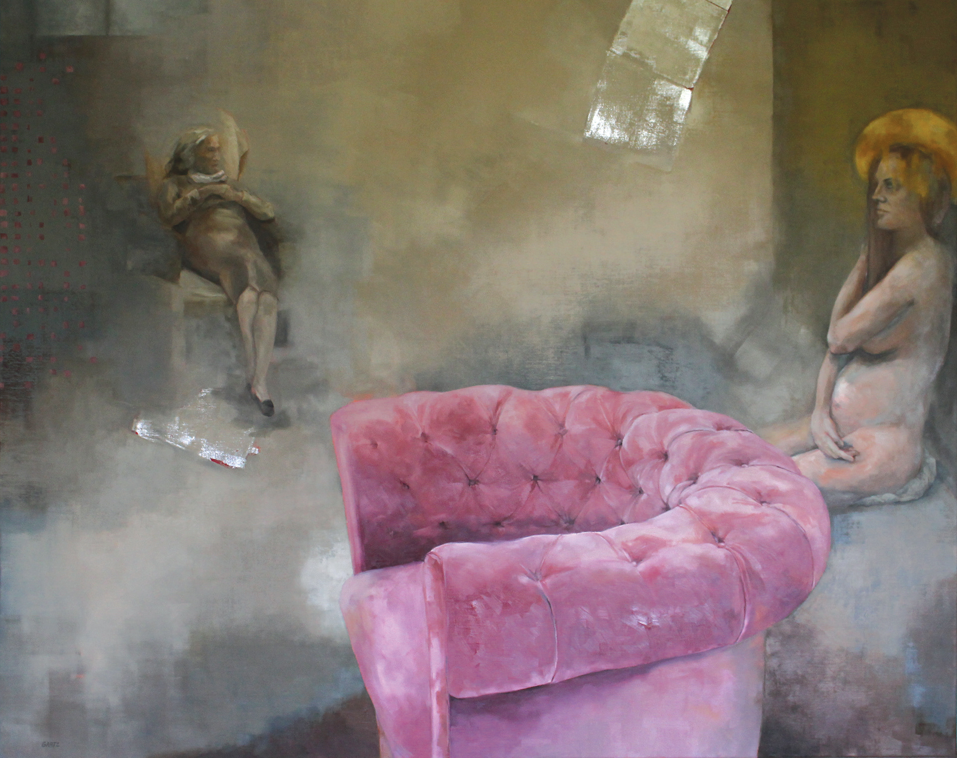 "Una historia como otras" Oil 120 x 150cm