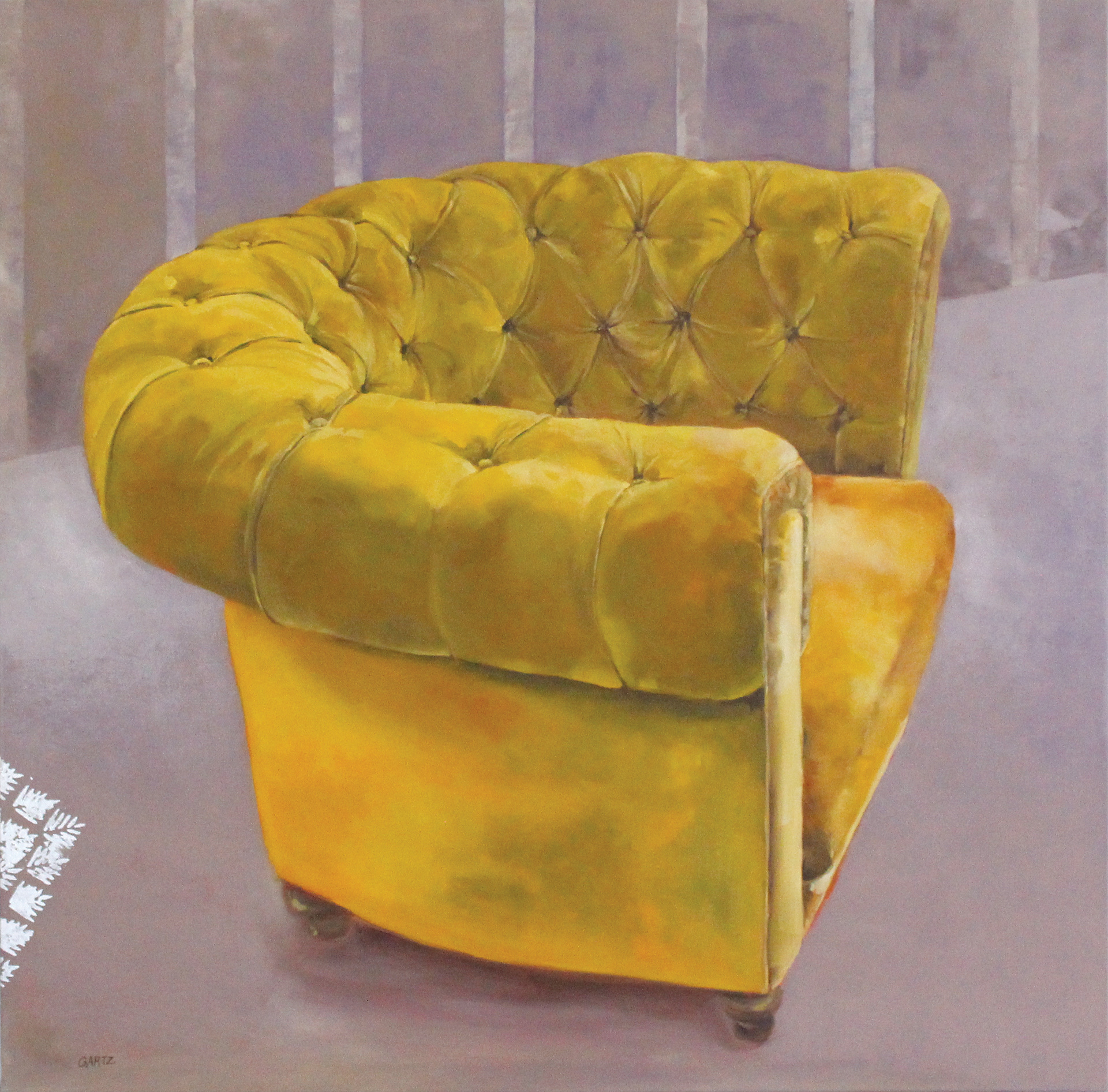 "Amarillo (Yellow)" Oil 80 x 80cm