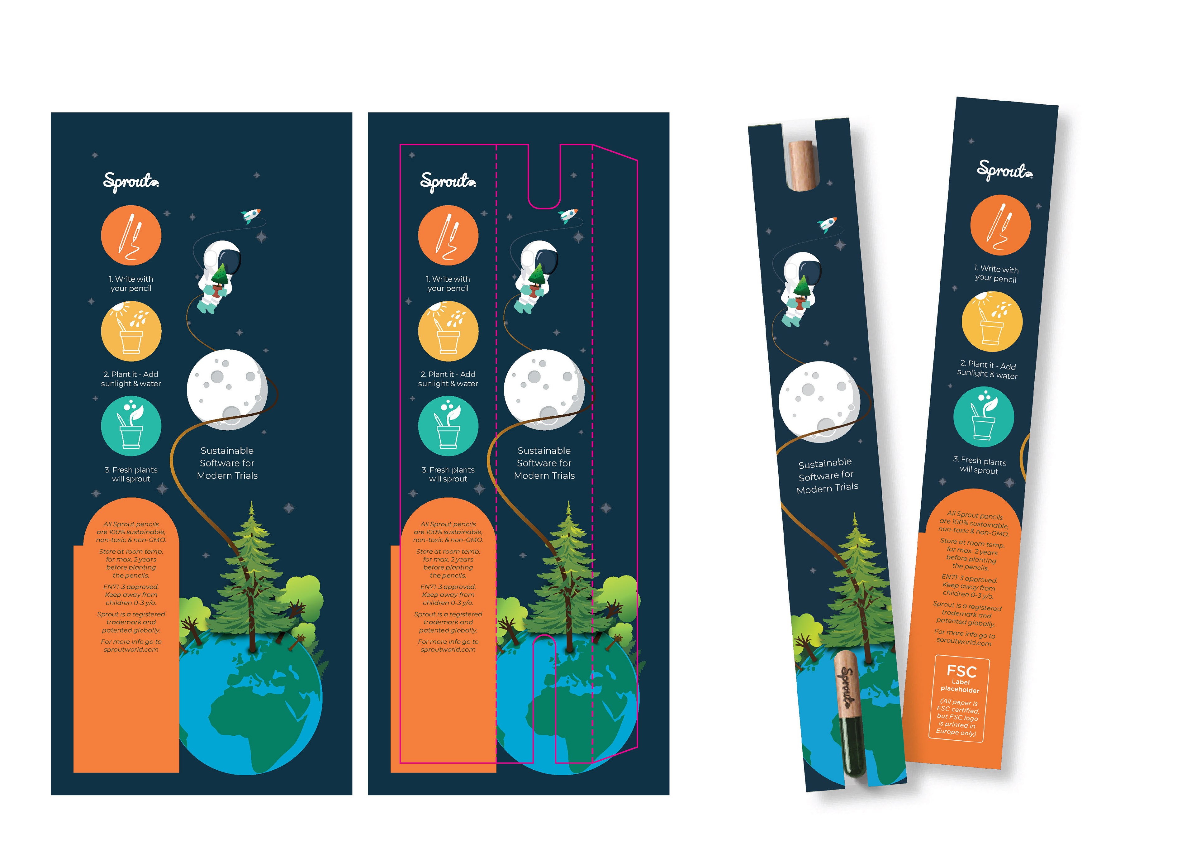 Sprout pencil Direct Mail