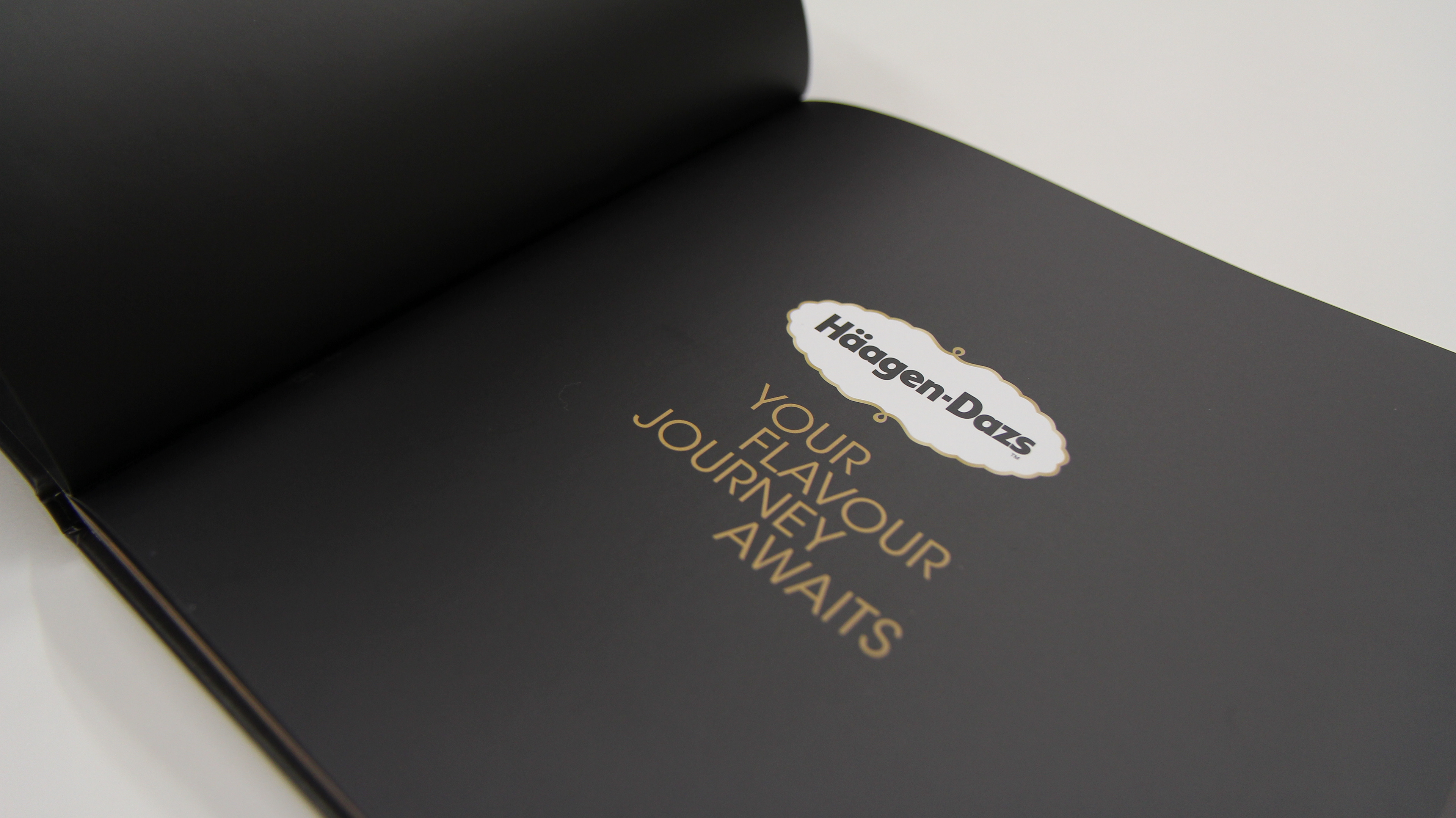 Haagen Dazs In-store menus