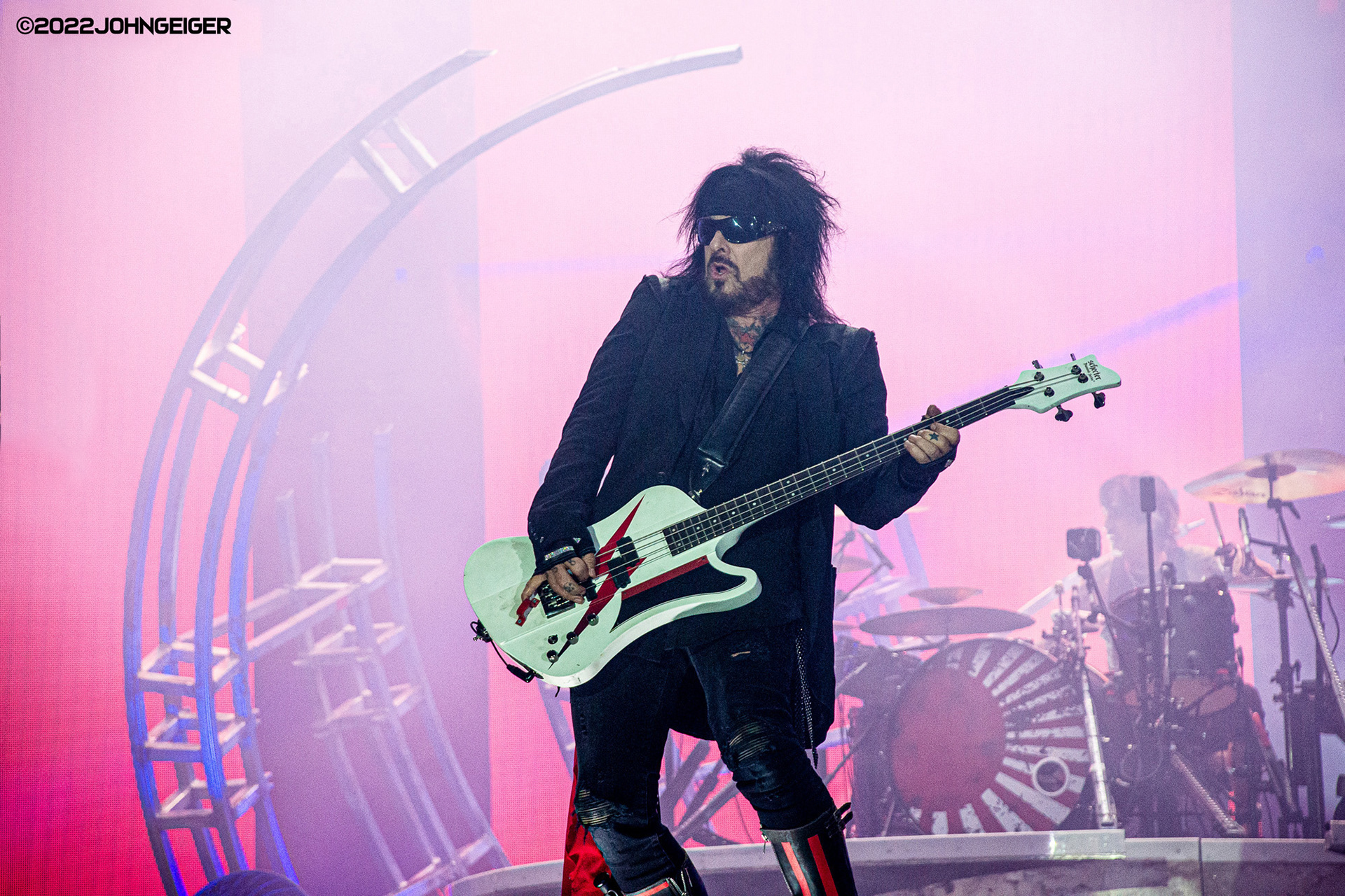 Nikki Sixx of Motley Crue @ Lucas Oil Stadium 08/16/22