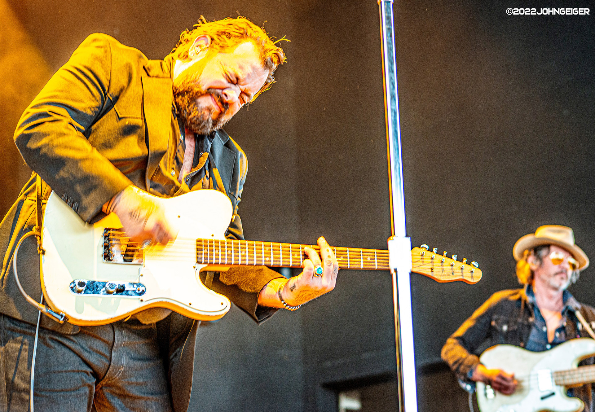 Nathaniel Rateliff performing at the Outlaw Music Festival @ Ruoff Music Center 06/26/22
