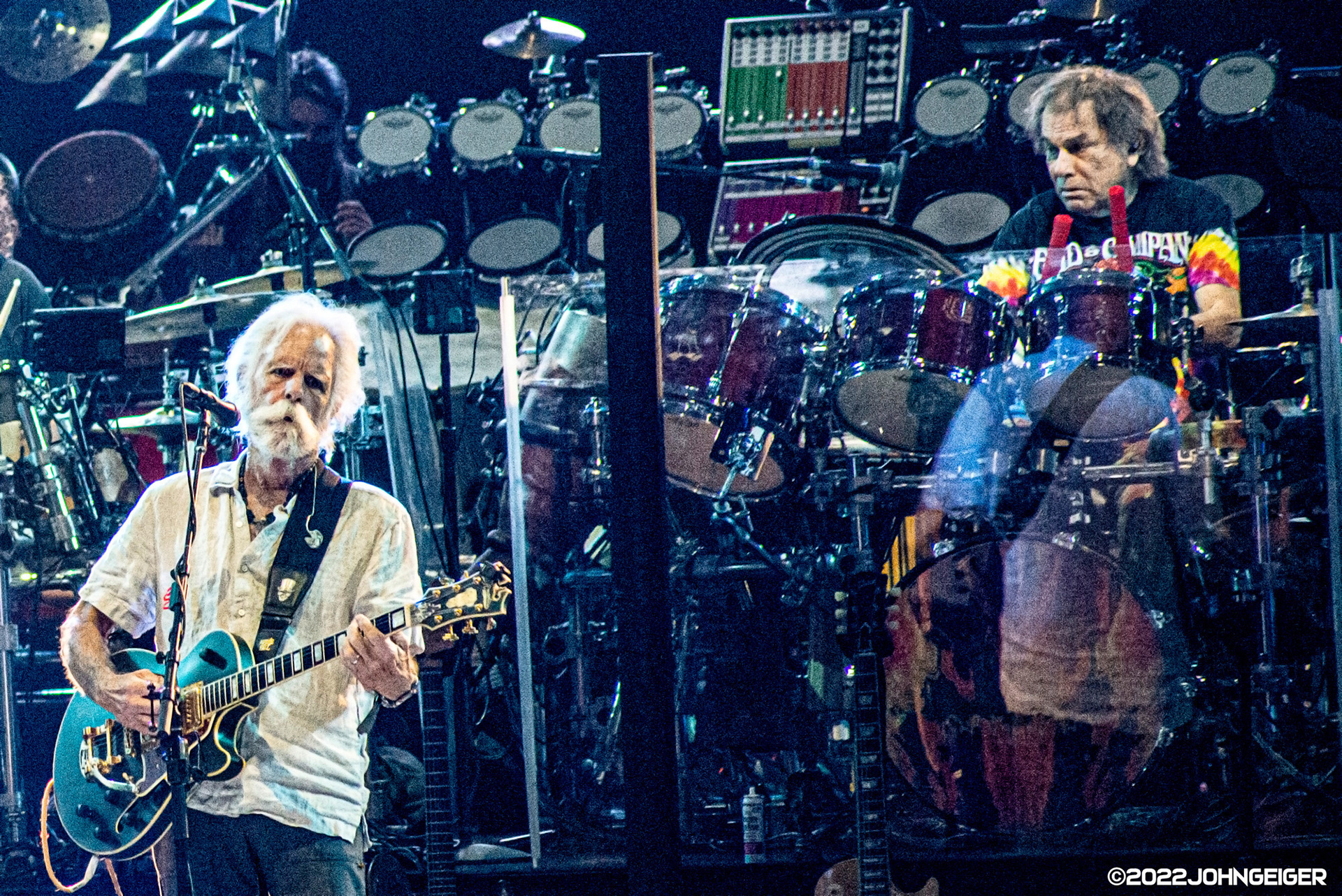 Bob Weir, and Mickey Hart of Dead & Company @ Ruoff Music Center (Deer Creek) 06/28/22.
