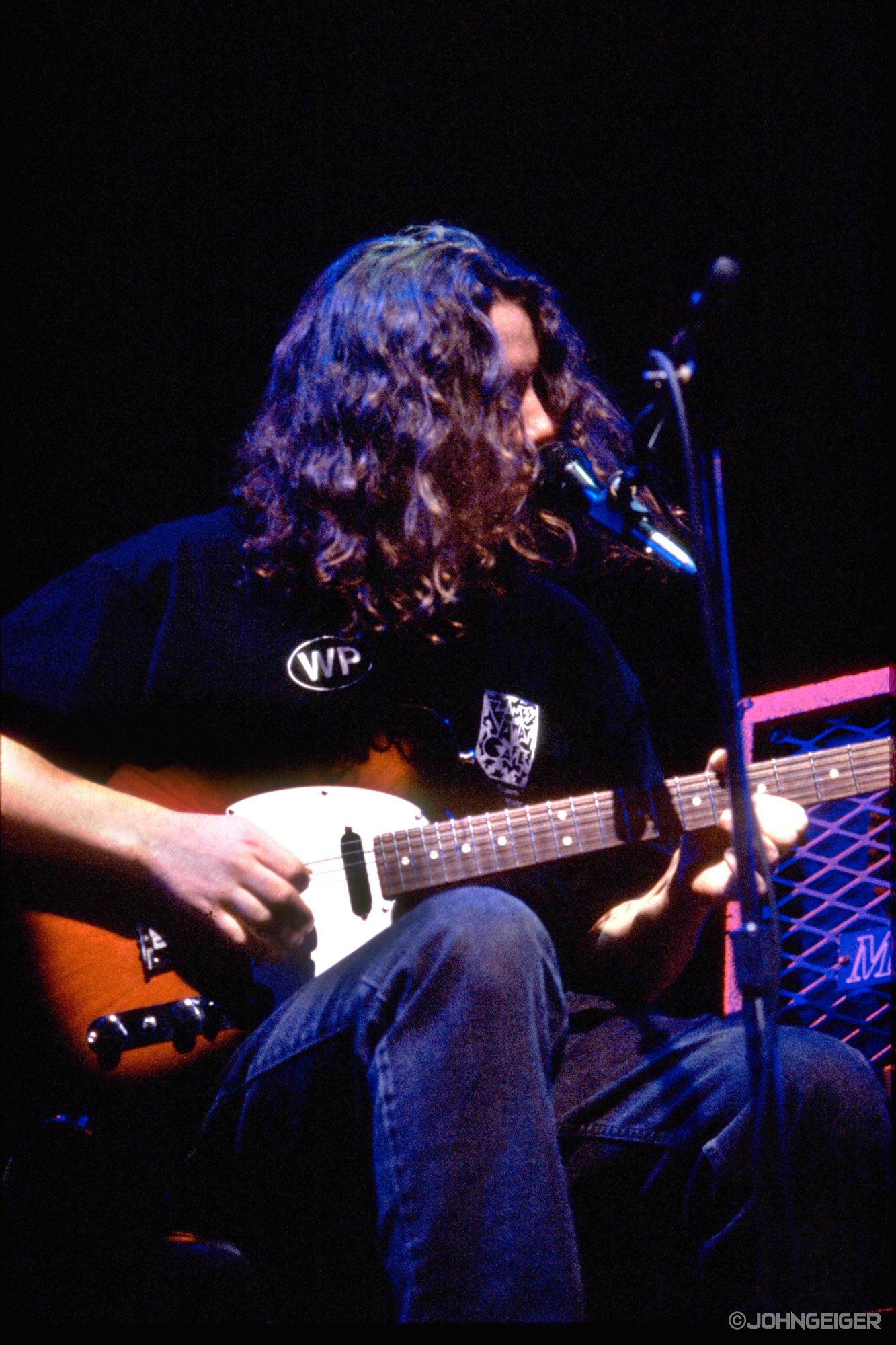 Michael Houser of Widespread Panic at the Aragon Ballroom, May 9, 1997