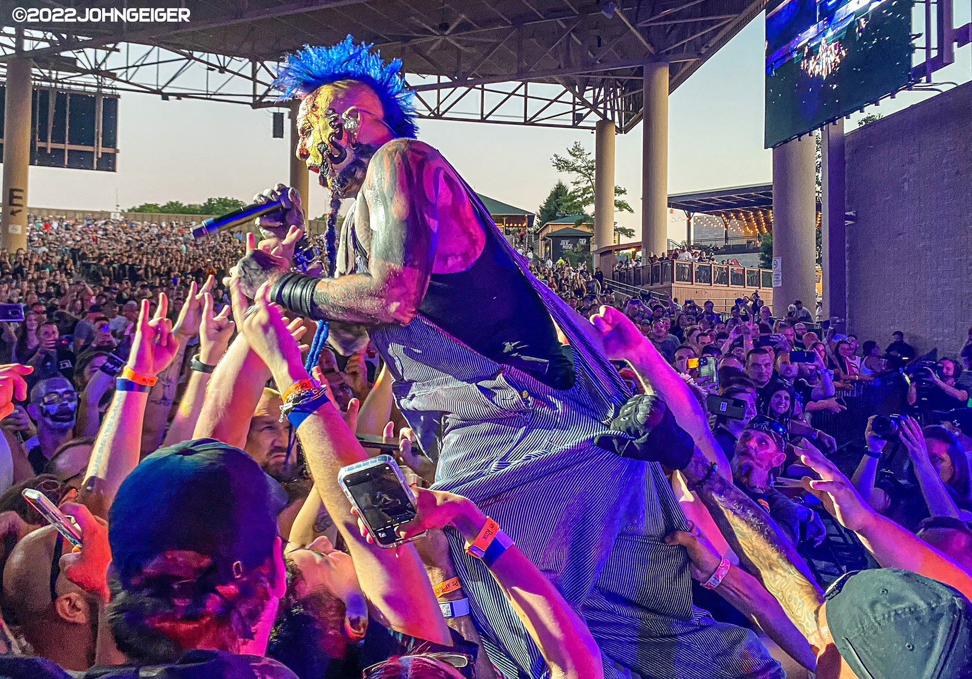 Chad Gray of Mudvayne @ Ruoff Music Center 07/21/22