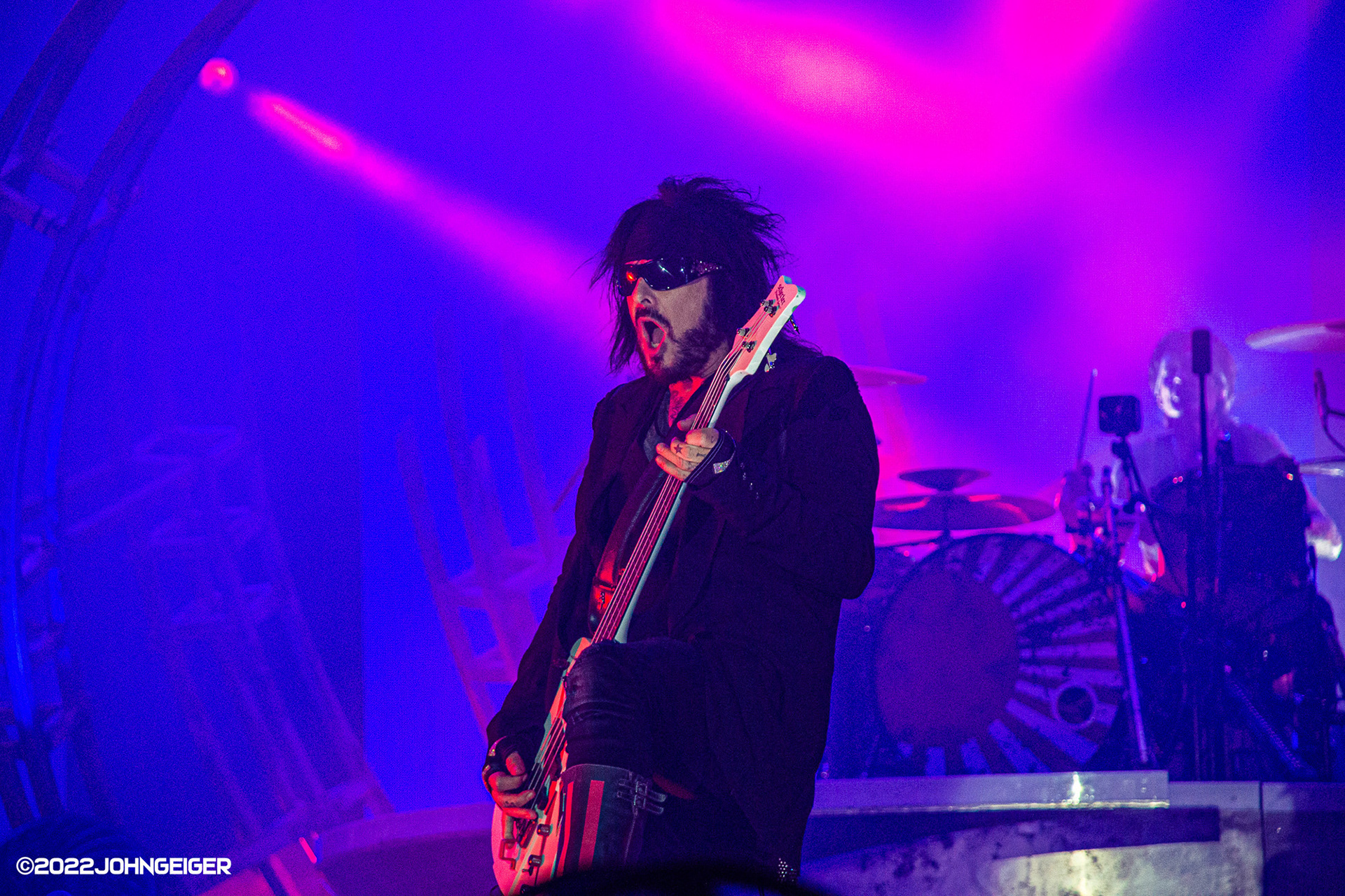Nikki Sixx of Motley Crue @ Lucas Oil Stadium 08/16/22