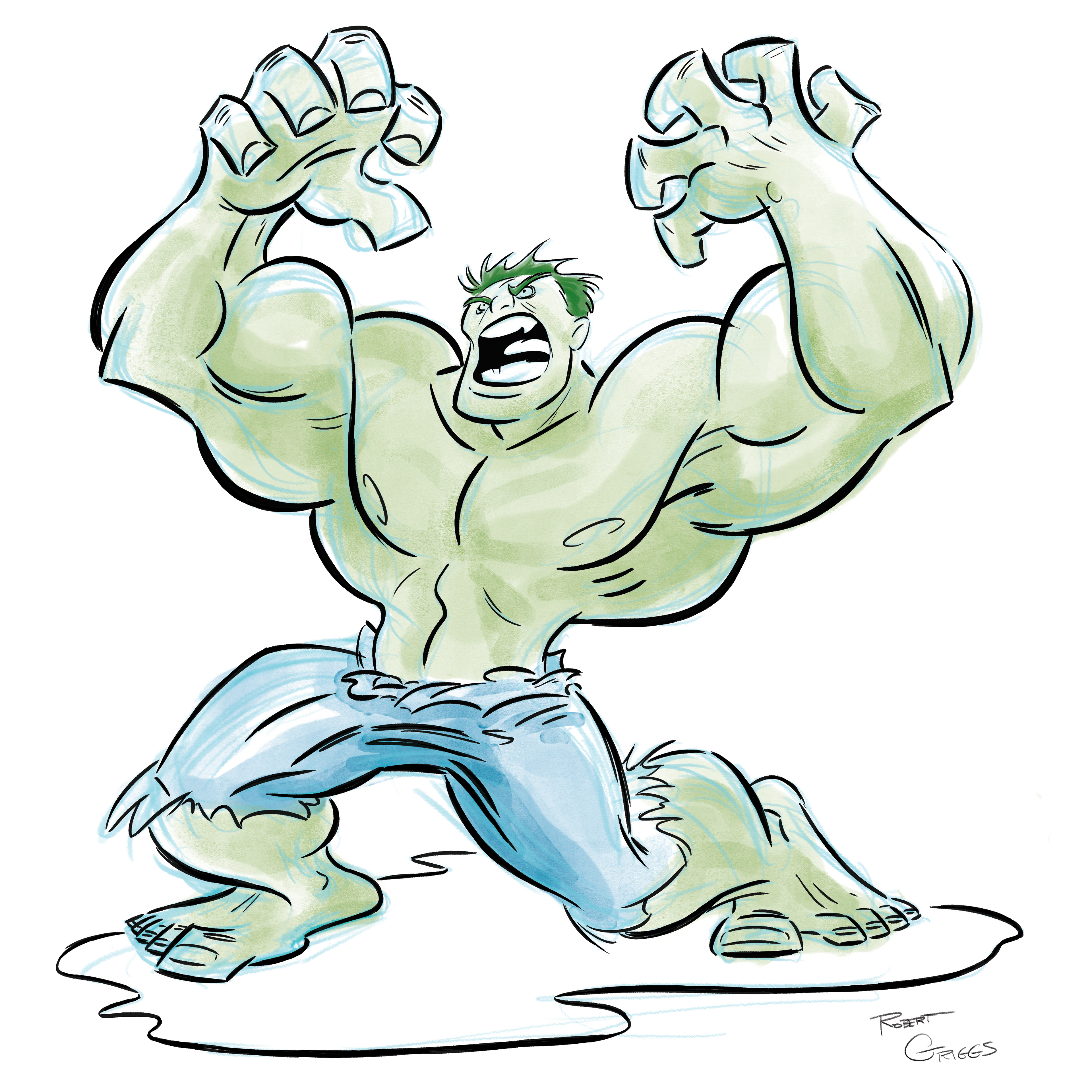 Hulk Character Design pitch