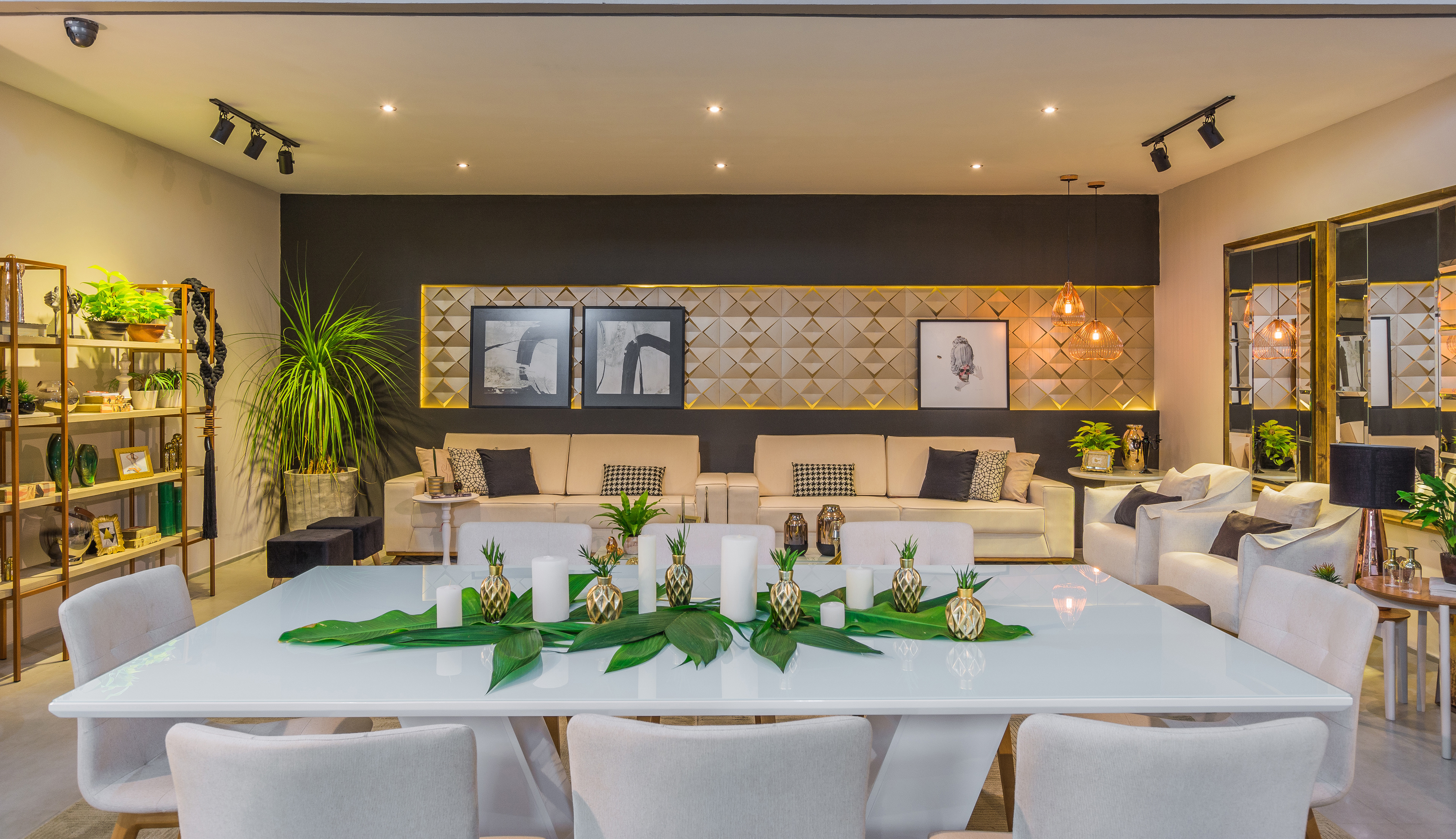 Living + Jantar Contemporâneo - Felipe Costa