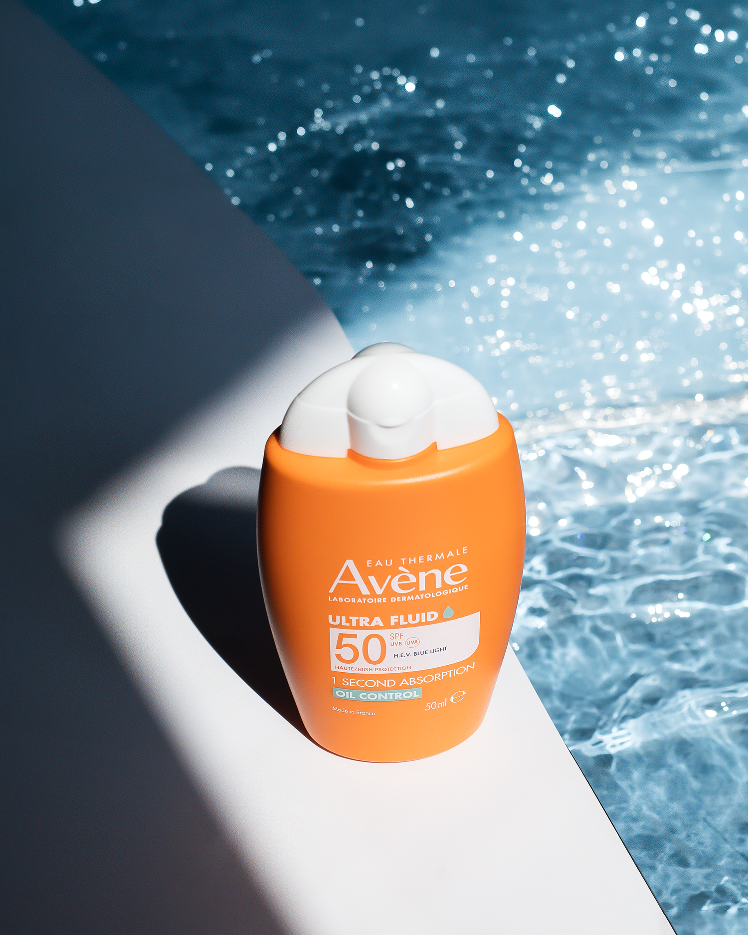 Fresh summer skincare still life