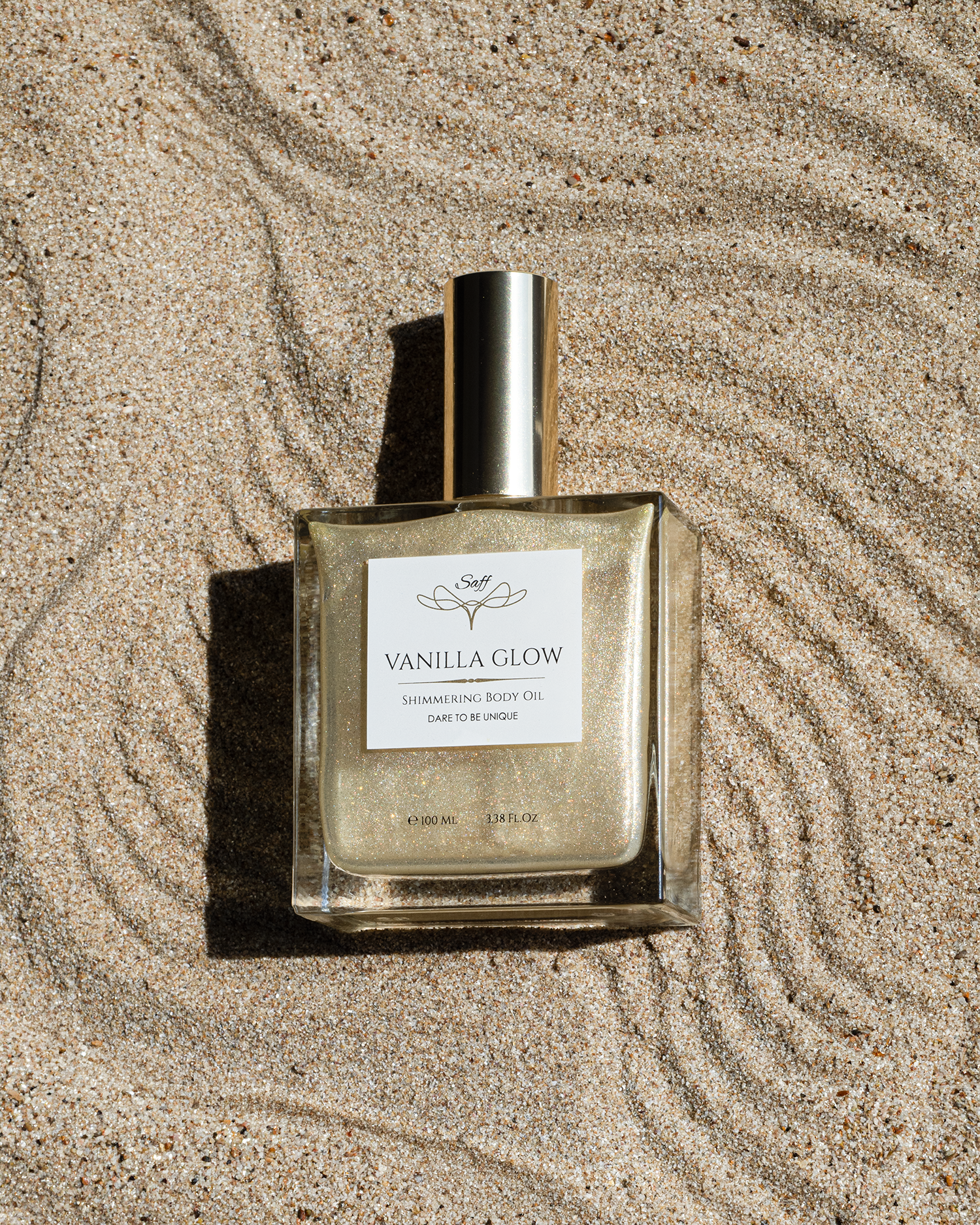 Golden summer beauty composition