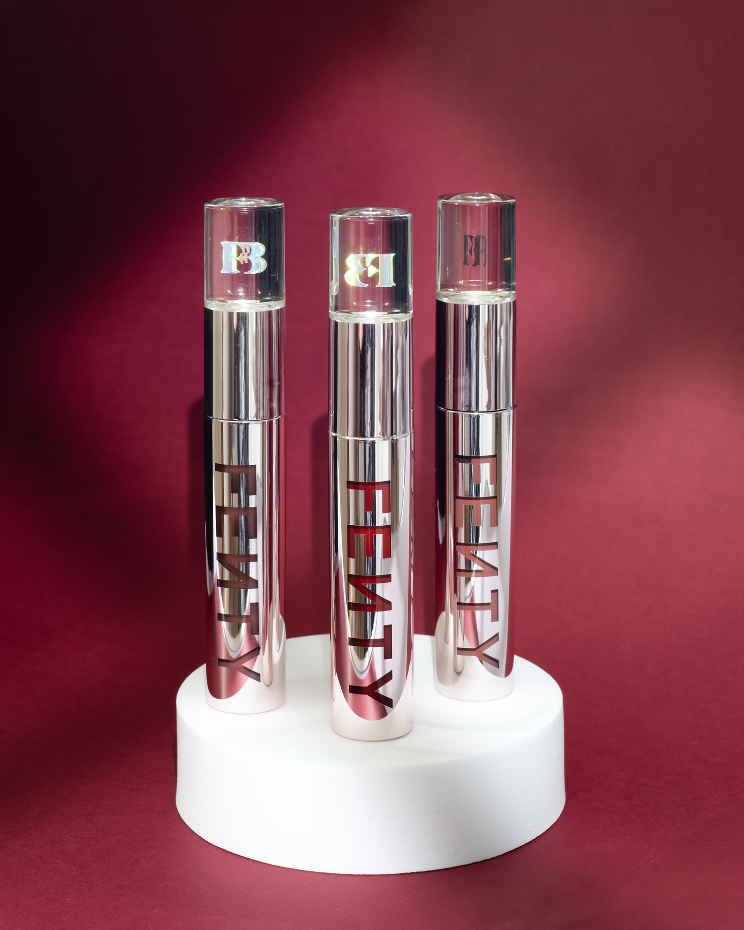 Luxury lip gloss product photography