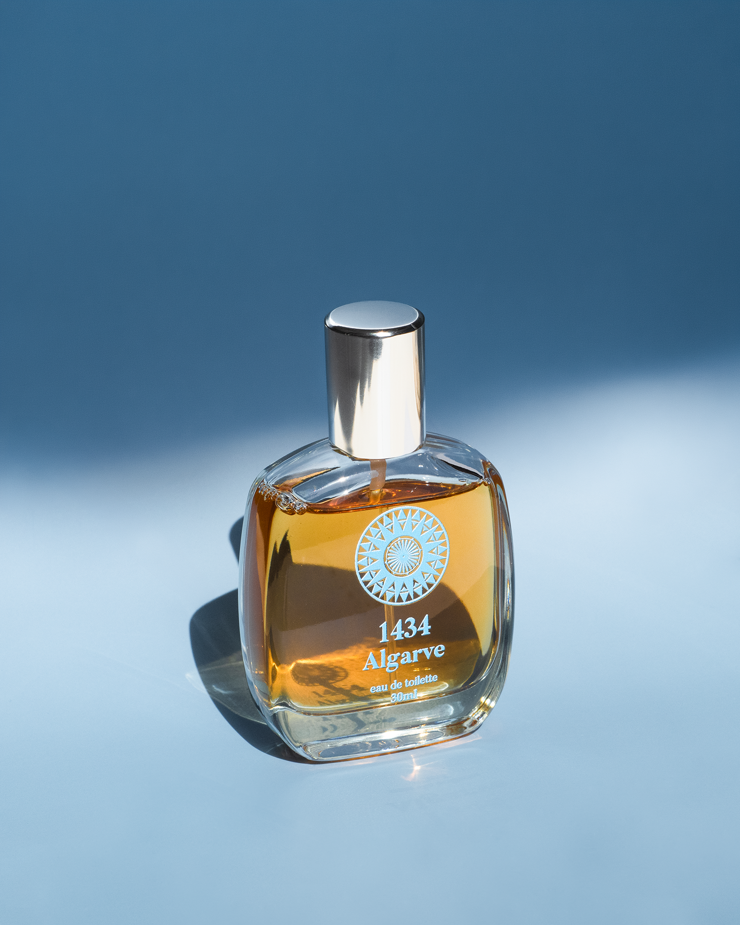 Minimal fragrance product shot