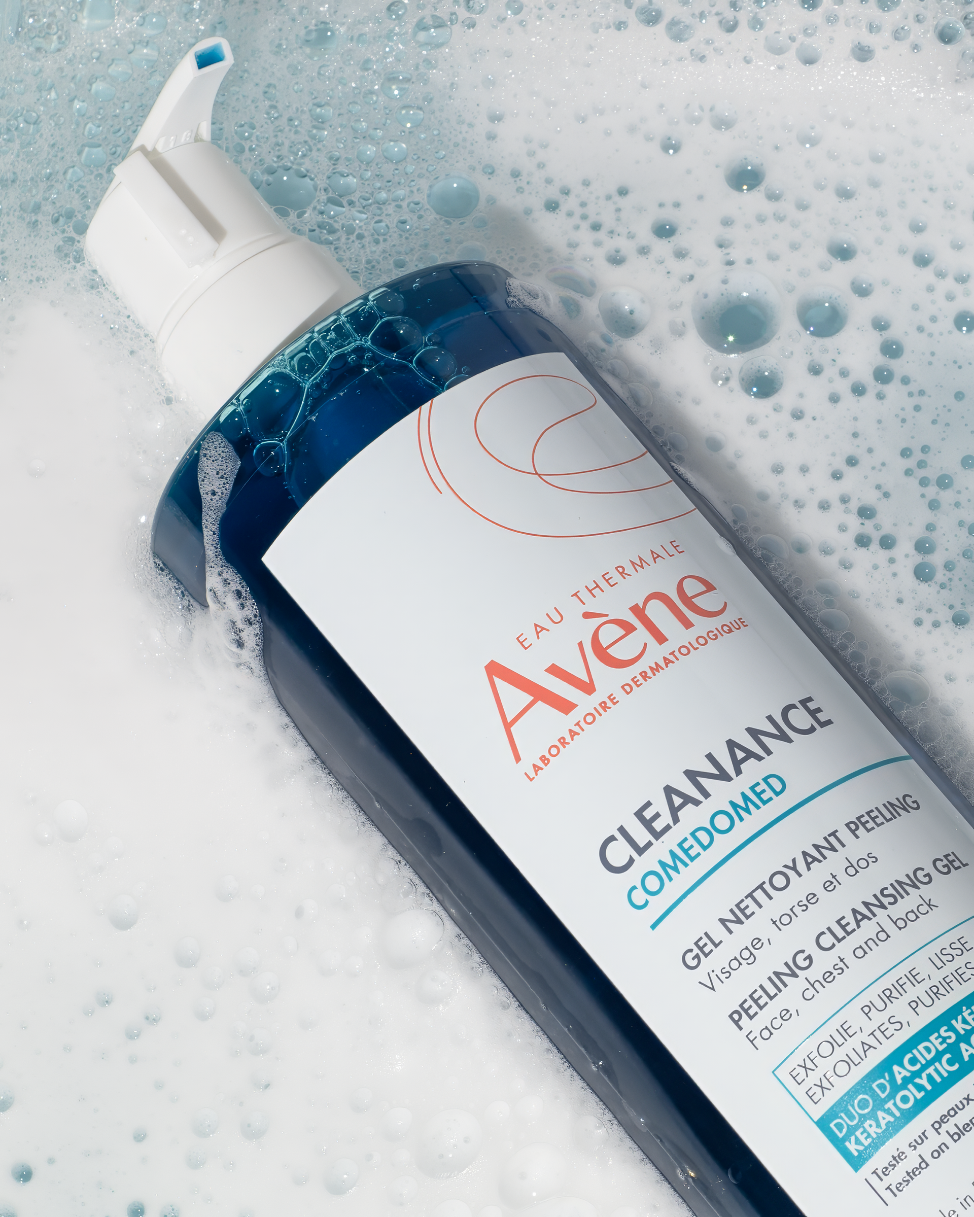 Foaming facial cleanser imagery