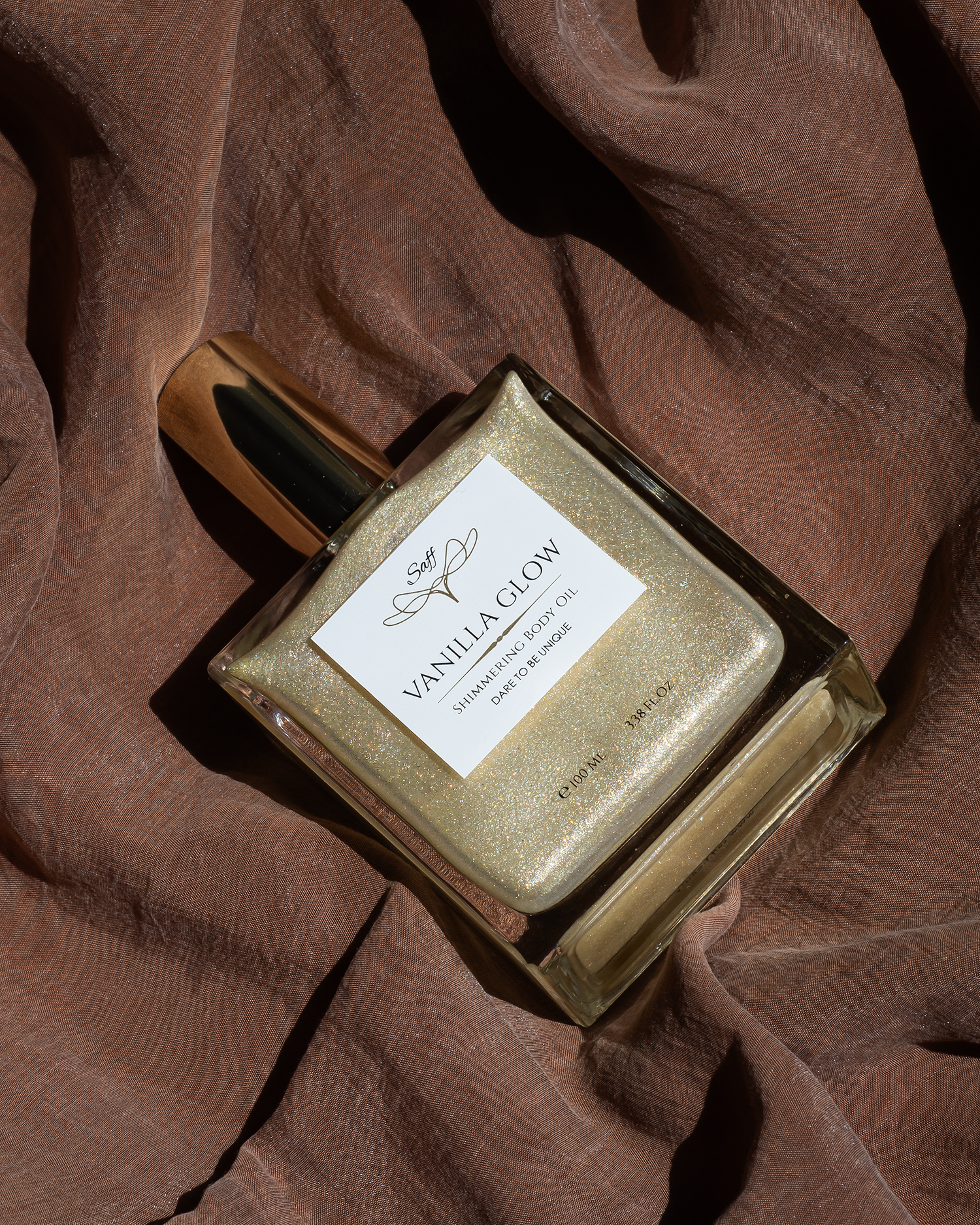 Warm luxury fragrance visual