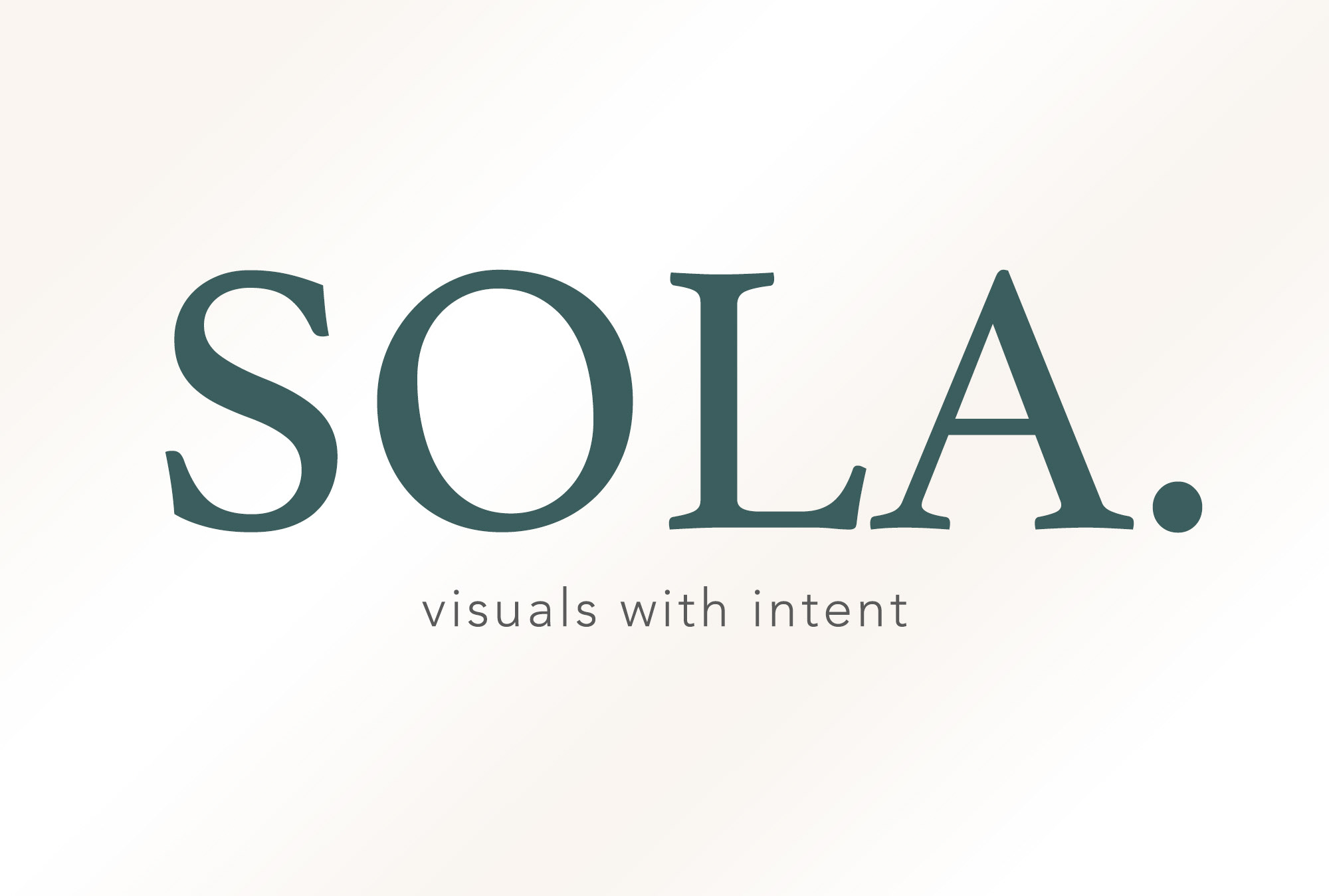SOLA visuals with intent 
