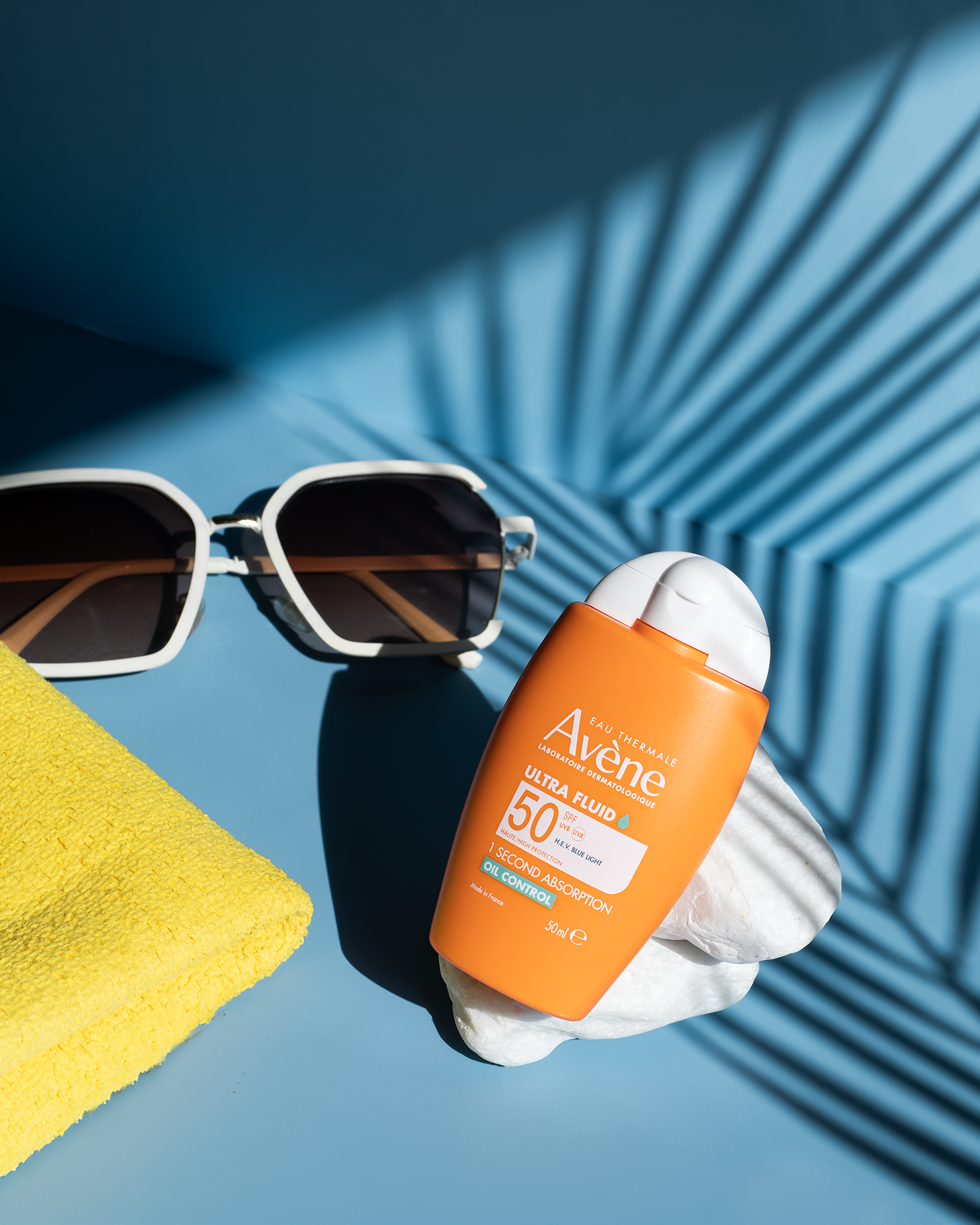 Summer skincare campaign visual