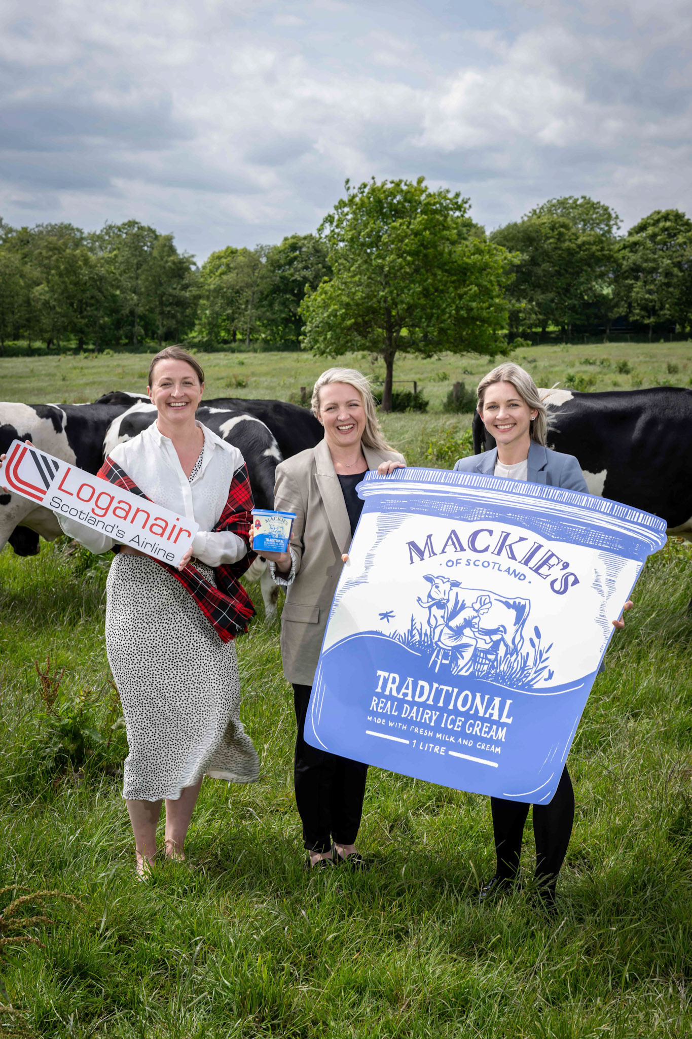 Aberdeen , Scotland, Thursday, 13 June  2024 VisitABDN_Mackies_LoganairPicture by Michal Wachucik/Abermedia