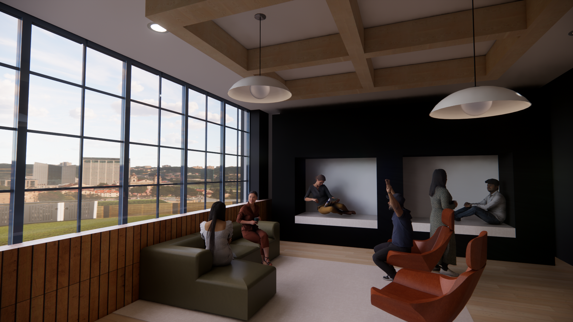 Home Away From Home - a no work zone for employees to take a step away from their workstations.