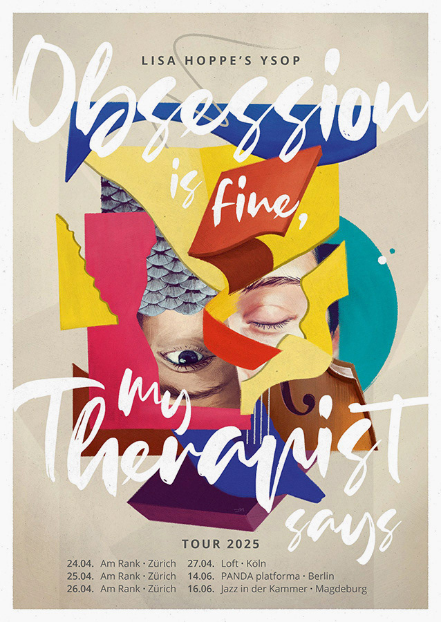 Obsession is Fine, My Therapist Says - Flyer illustration