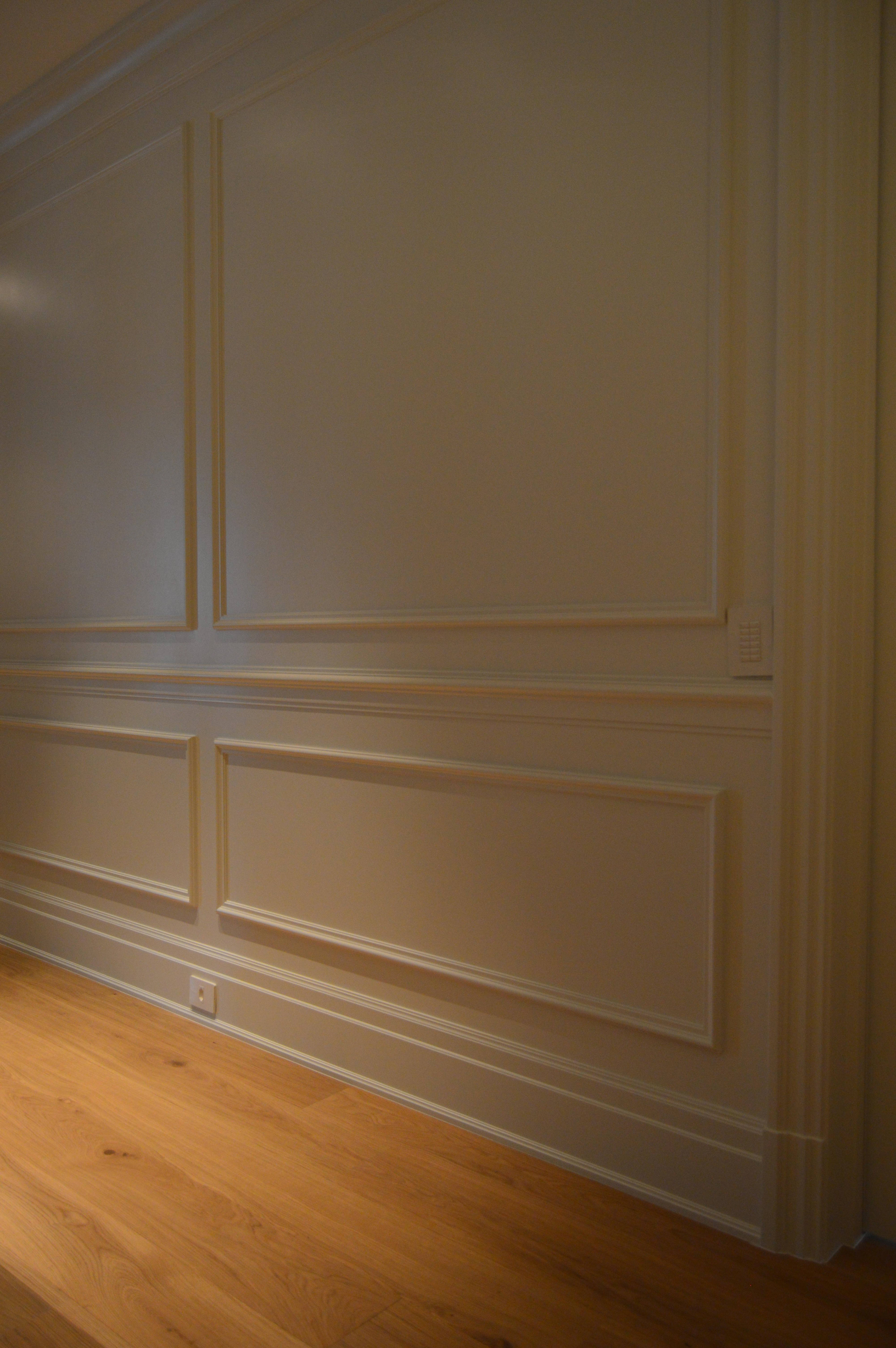 Living - Projeto AKP - Rodapés, rodameios e boiseries